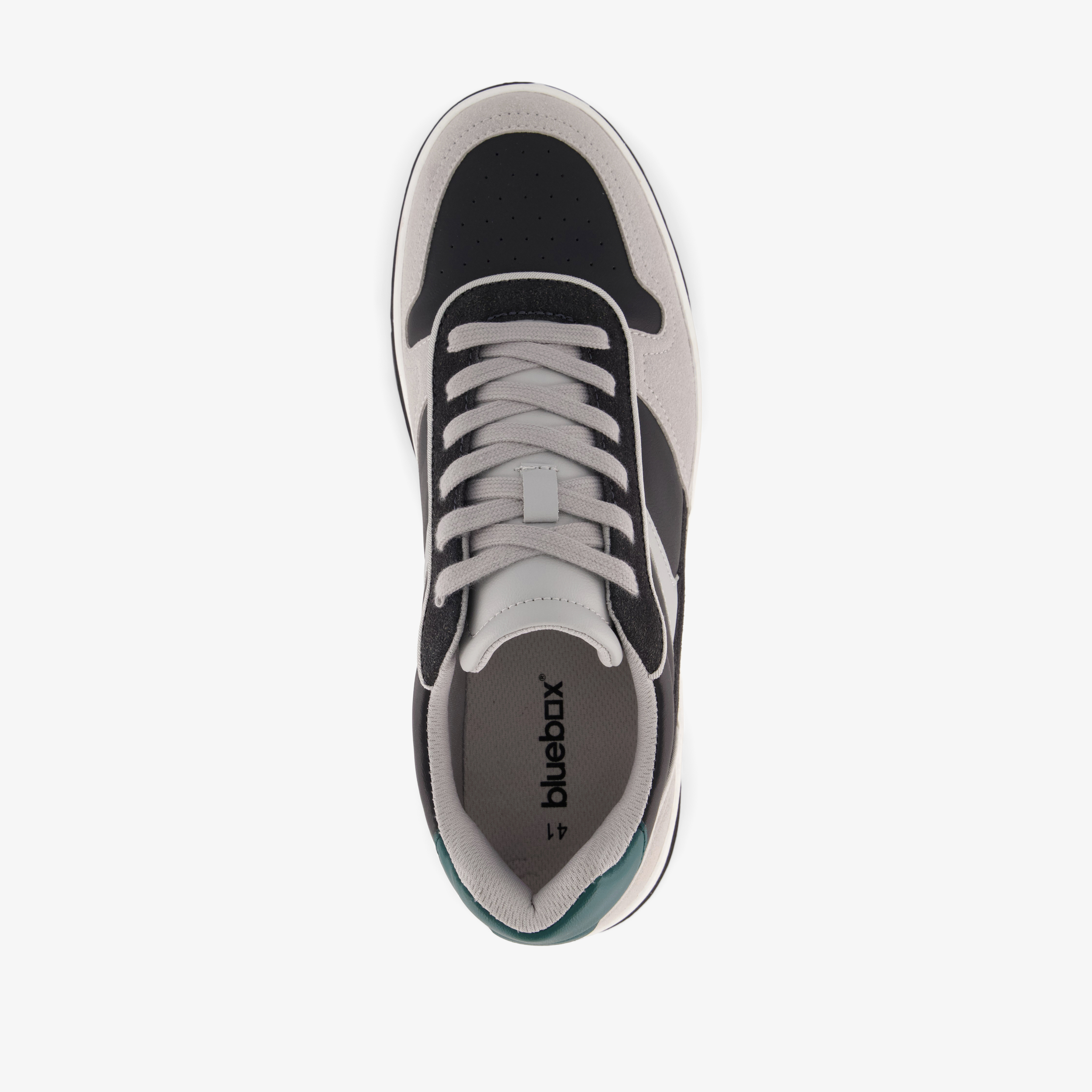 Blue Box heren sneakers grijs zwart – foto 4