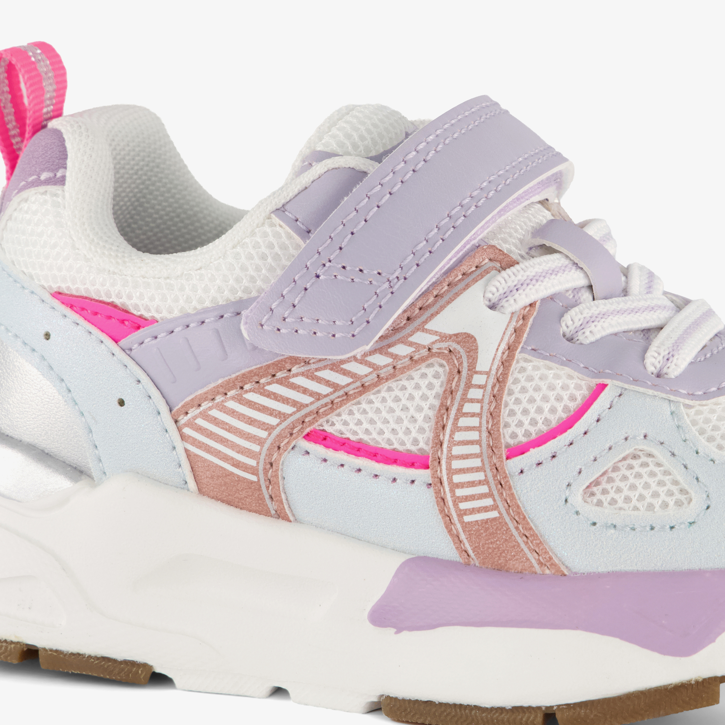 Blue Box meisjes dad sneakers wit pastel – foto 5