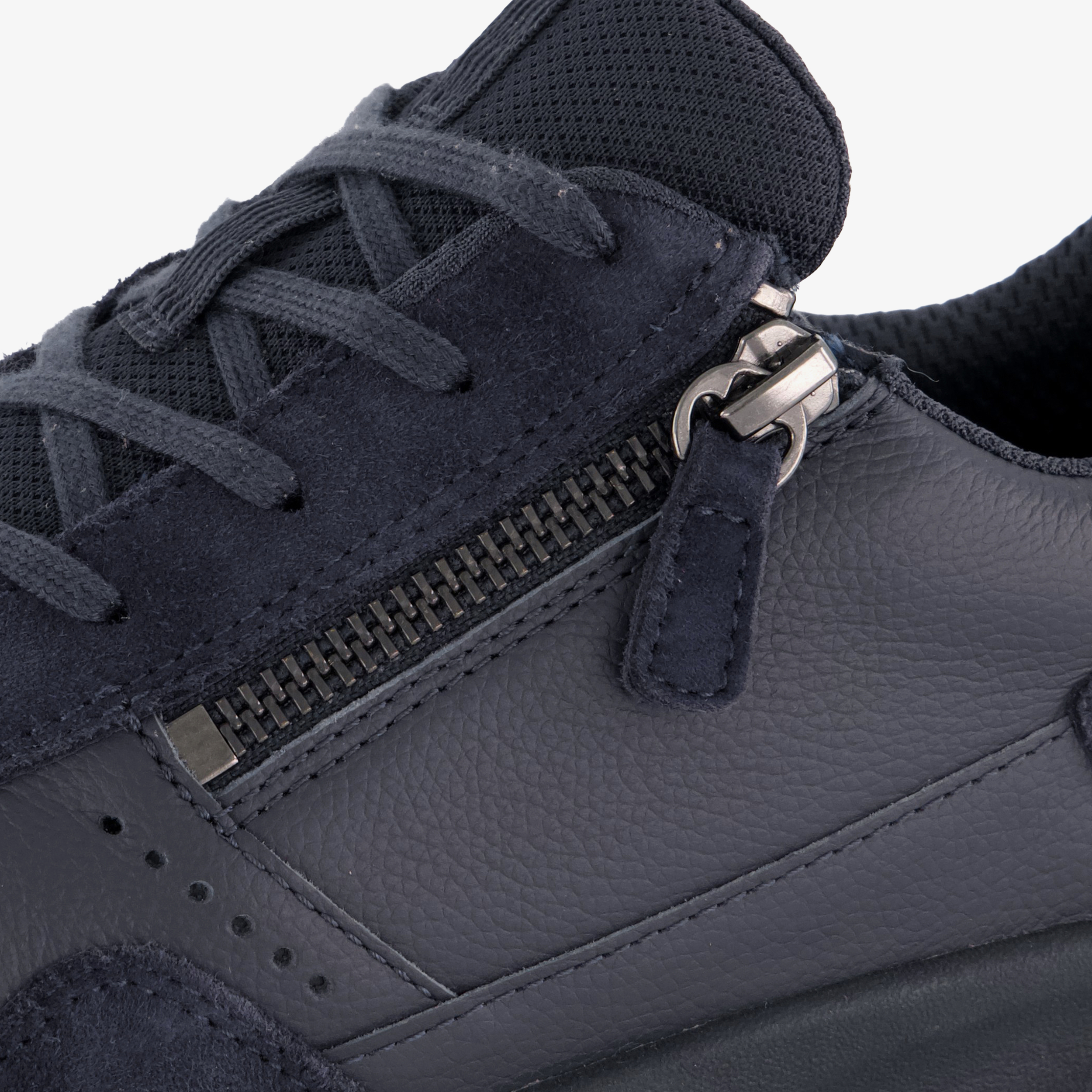 ECCO OTM W Low-Cut leren dames sneakers zwart – foto 5