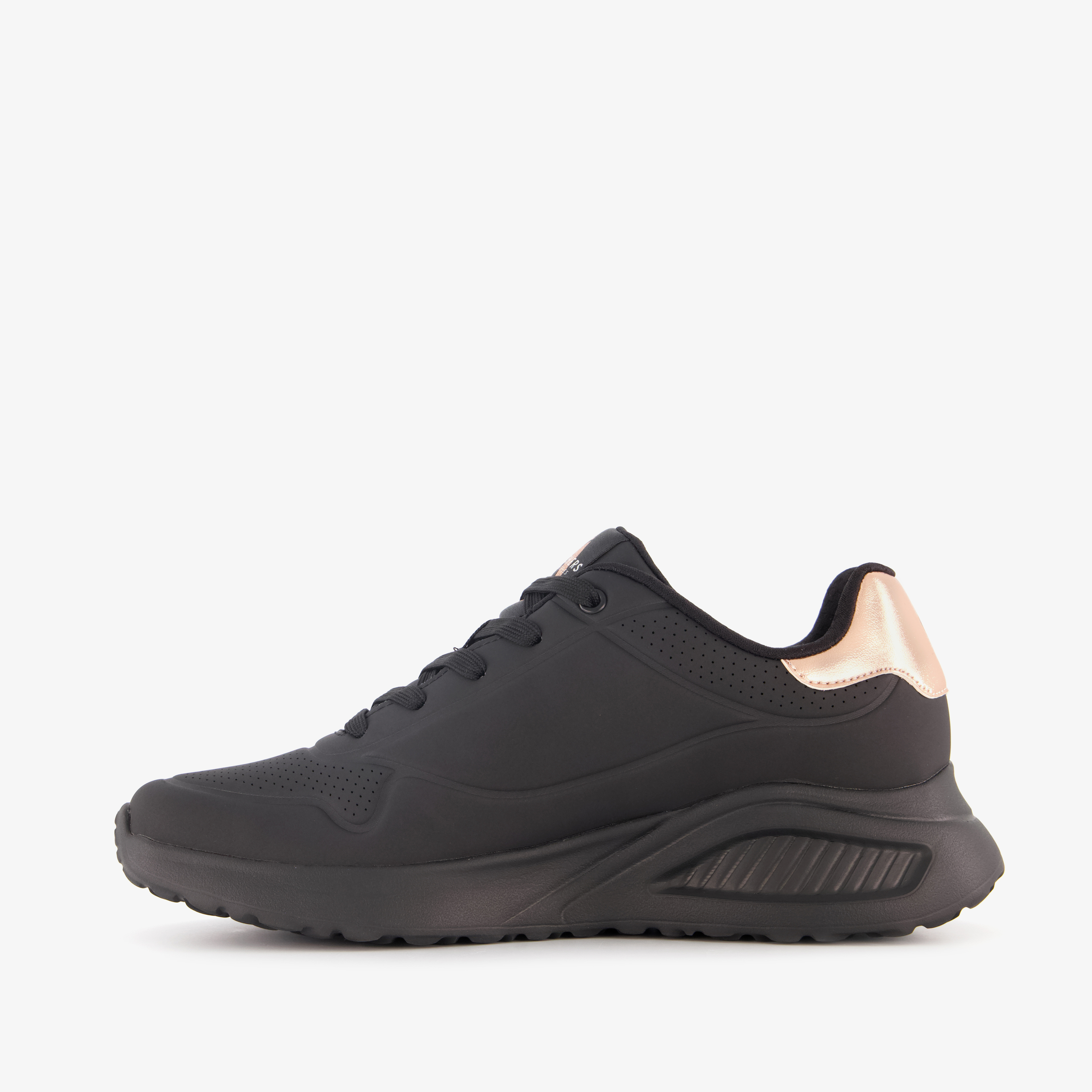 Skechers Uno Lite dames sneakers zwart