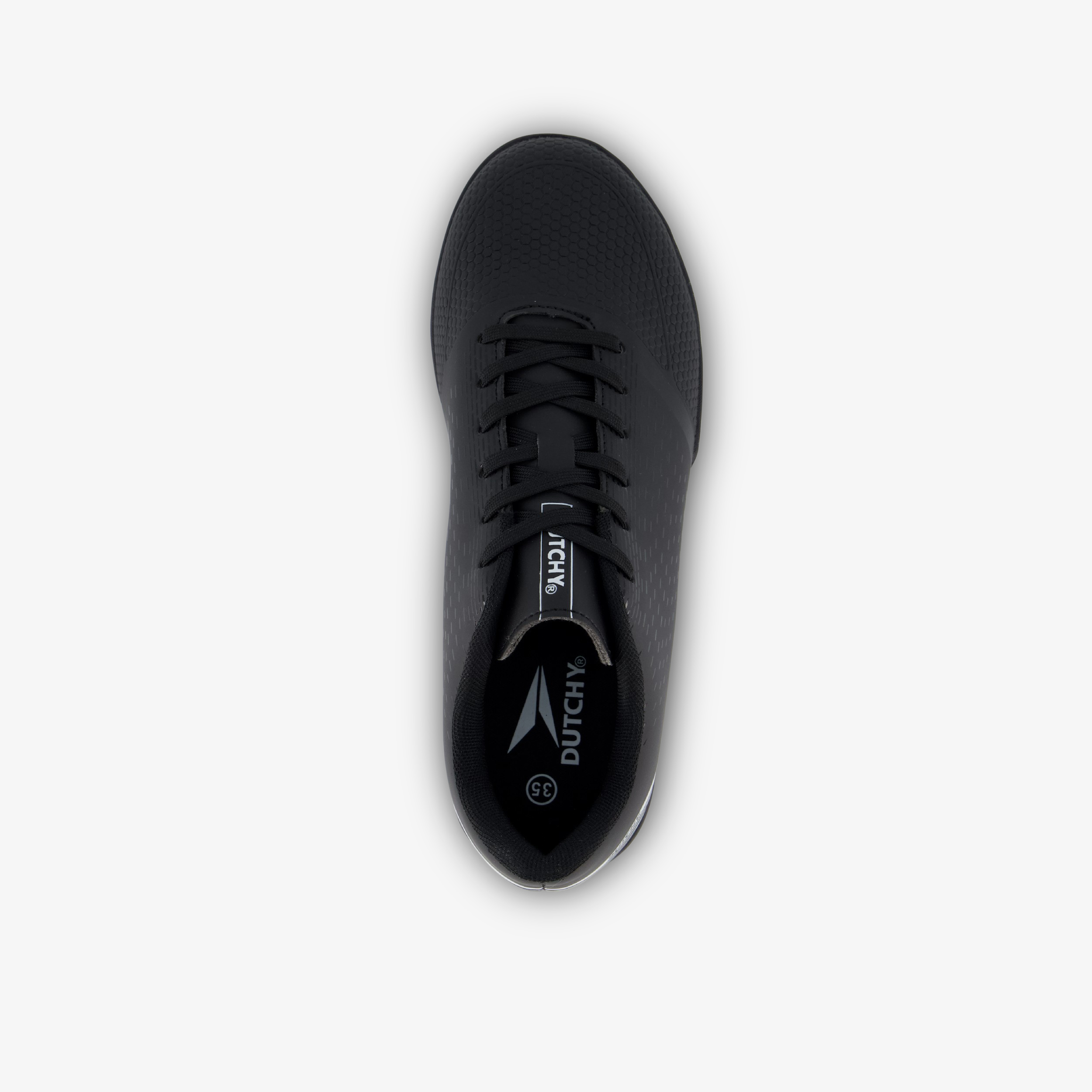 Dutchy Goal Turf kinder voetbalschoenen zwart meisjes kunstschaatsenstraatschoenen – foto 4