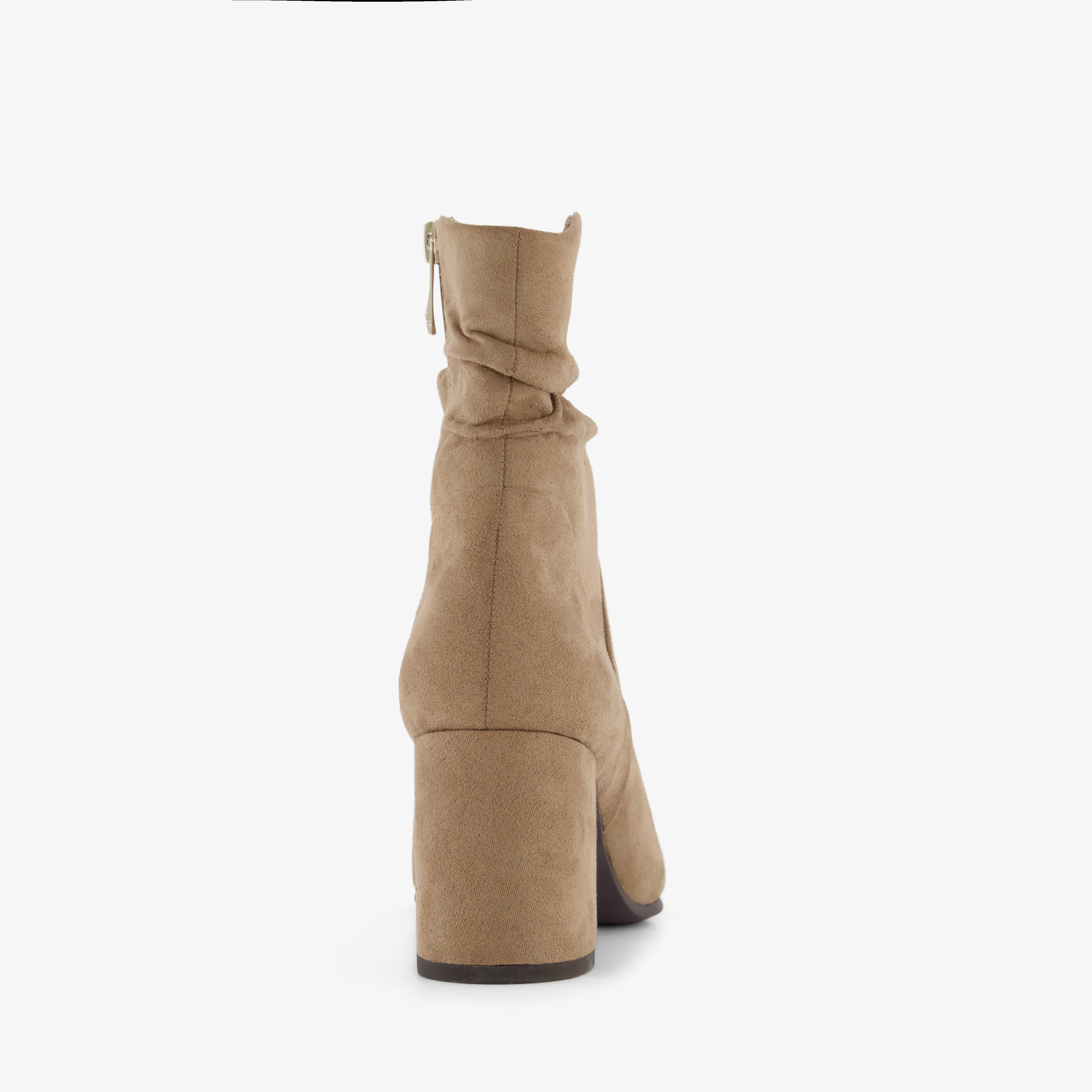 Marco Tozzi dames enkellaarsjes met hak beige – foto 2