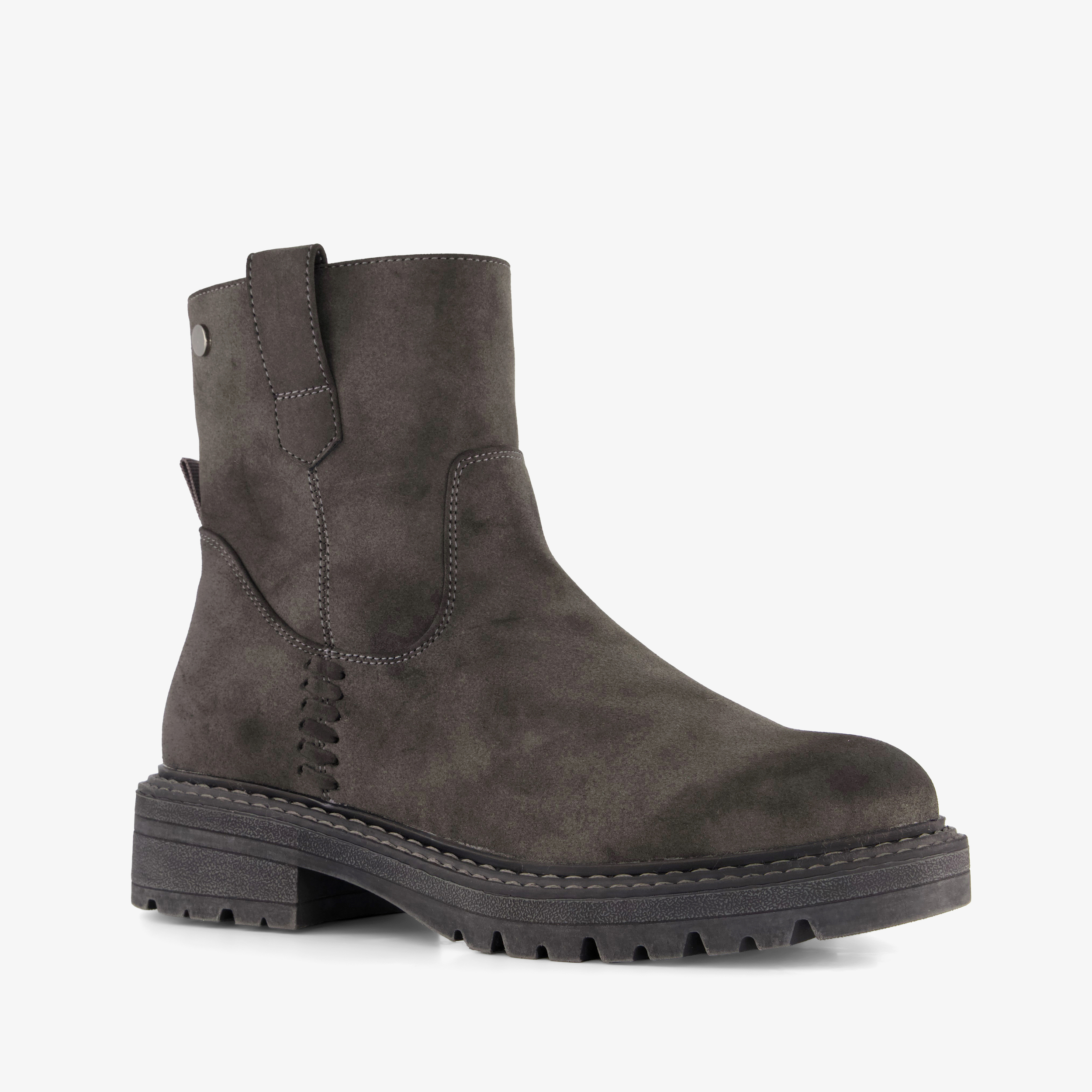 Blue Box dames boots donkergrijs enkellaarzen