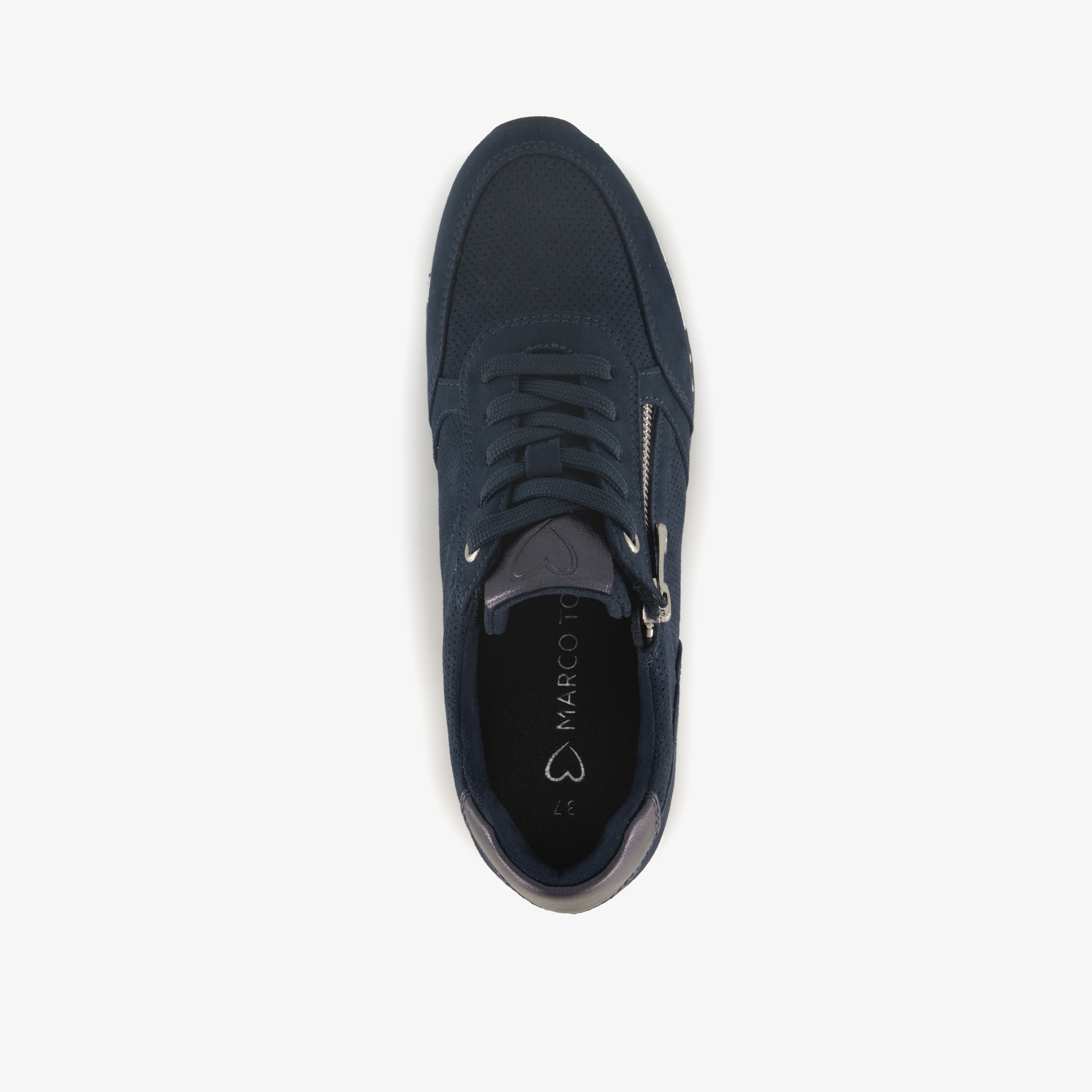 Marco Tozzi dames sneakers donkerblauw – foto 4