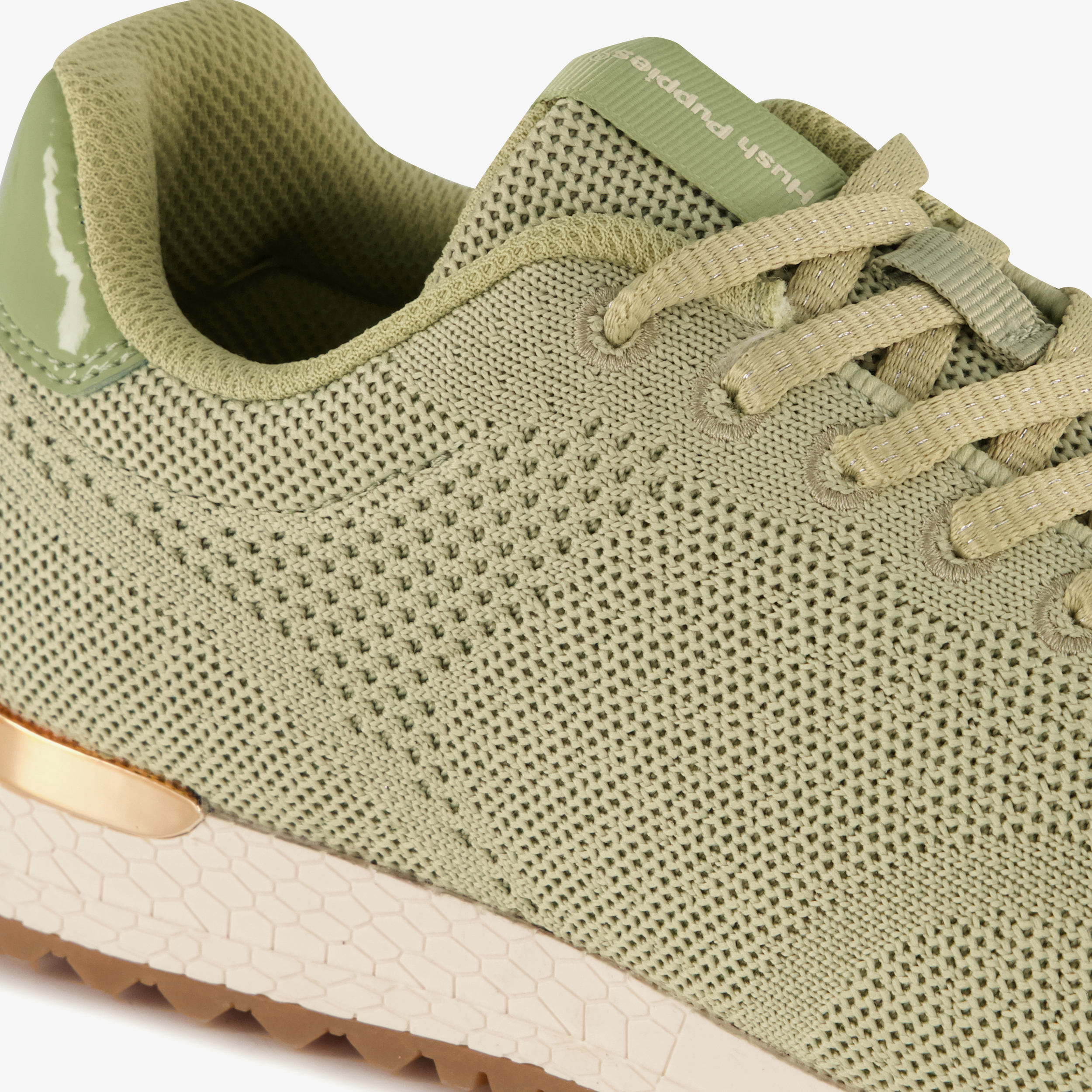 Hush puppies sneakers dames groen – foto 5