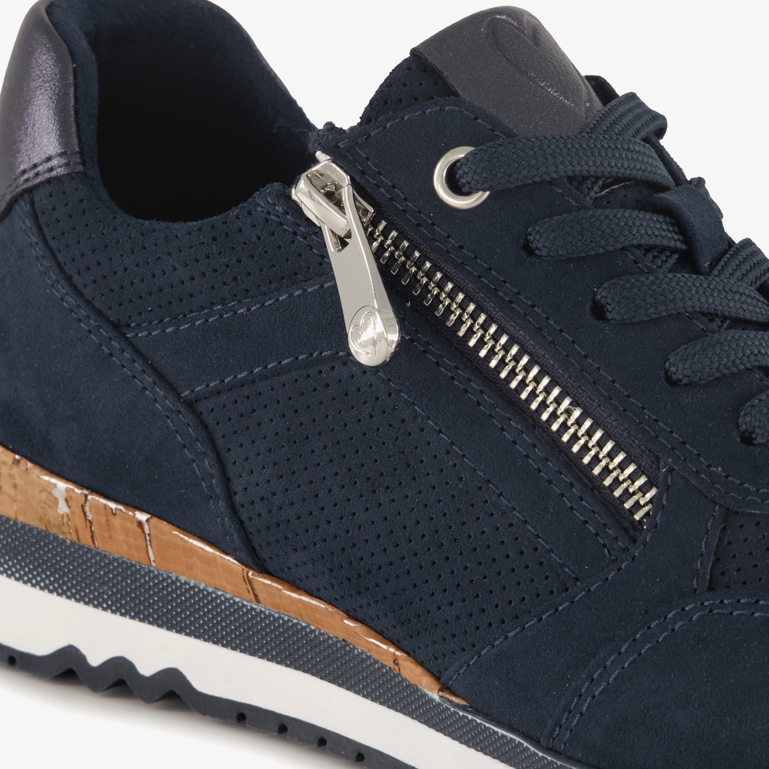 Marco Tozzi dames sneakers donkerblauw – foto 5