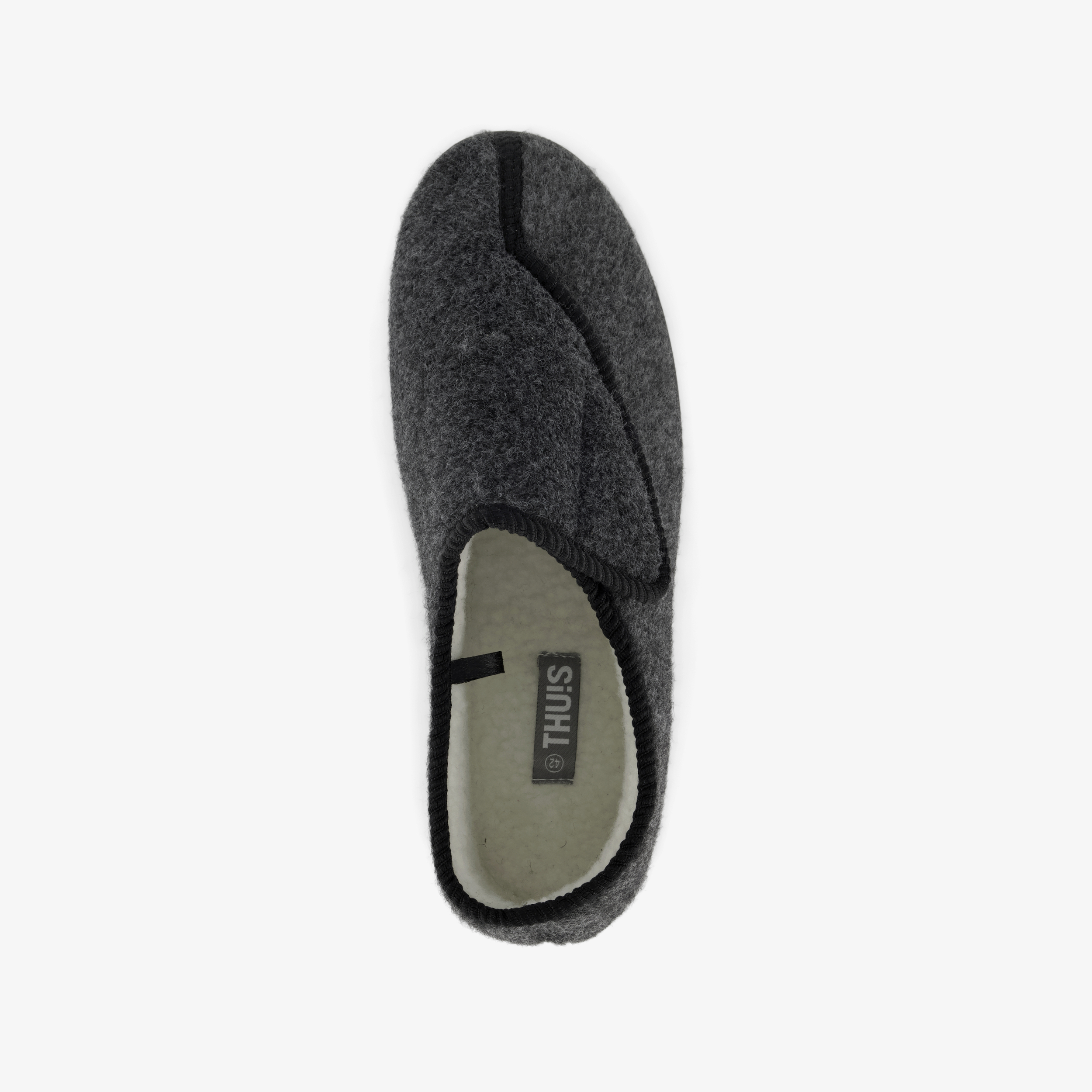 Thu!s heren pantoffels zwart – foto 4