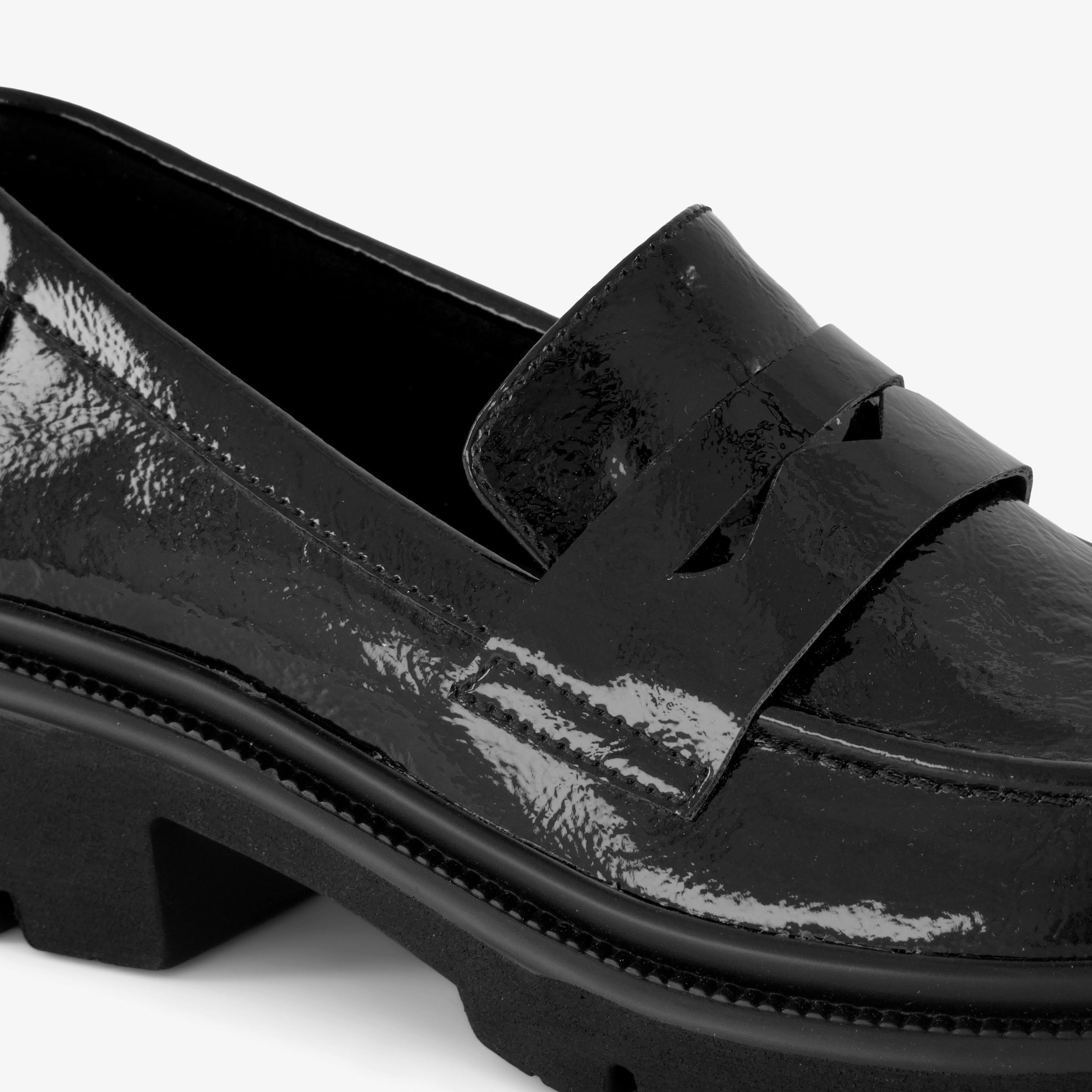 Nova dames lak loafers zwart – foto 5