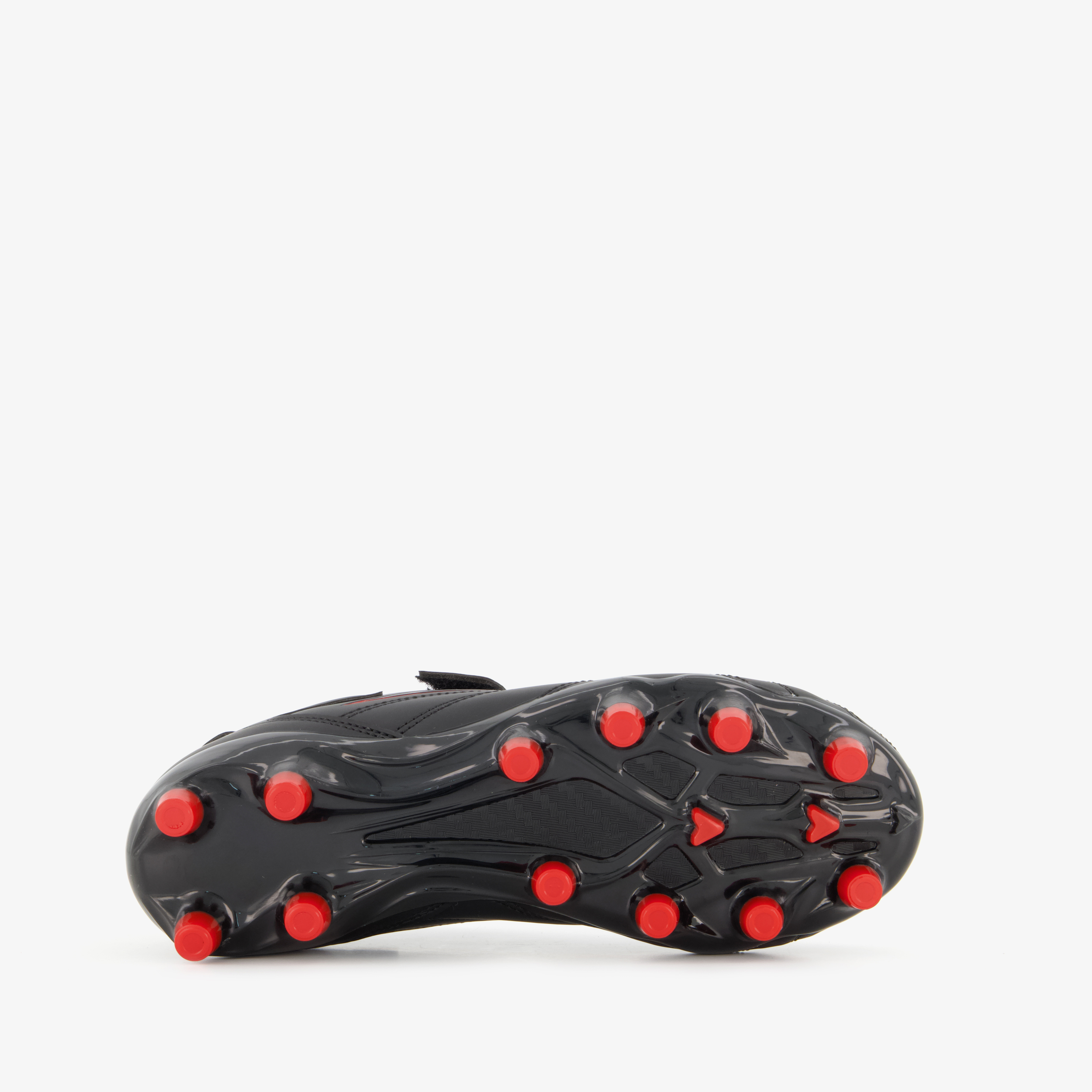 Dutchy FG kinder voetbalschoenen zwart rood meisjes veldschoenen – foto 3