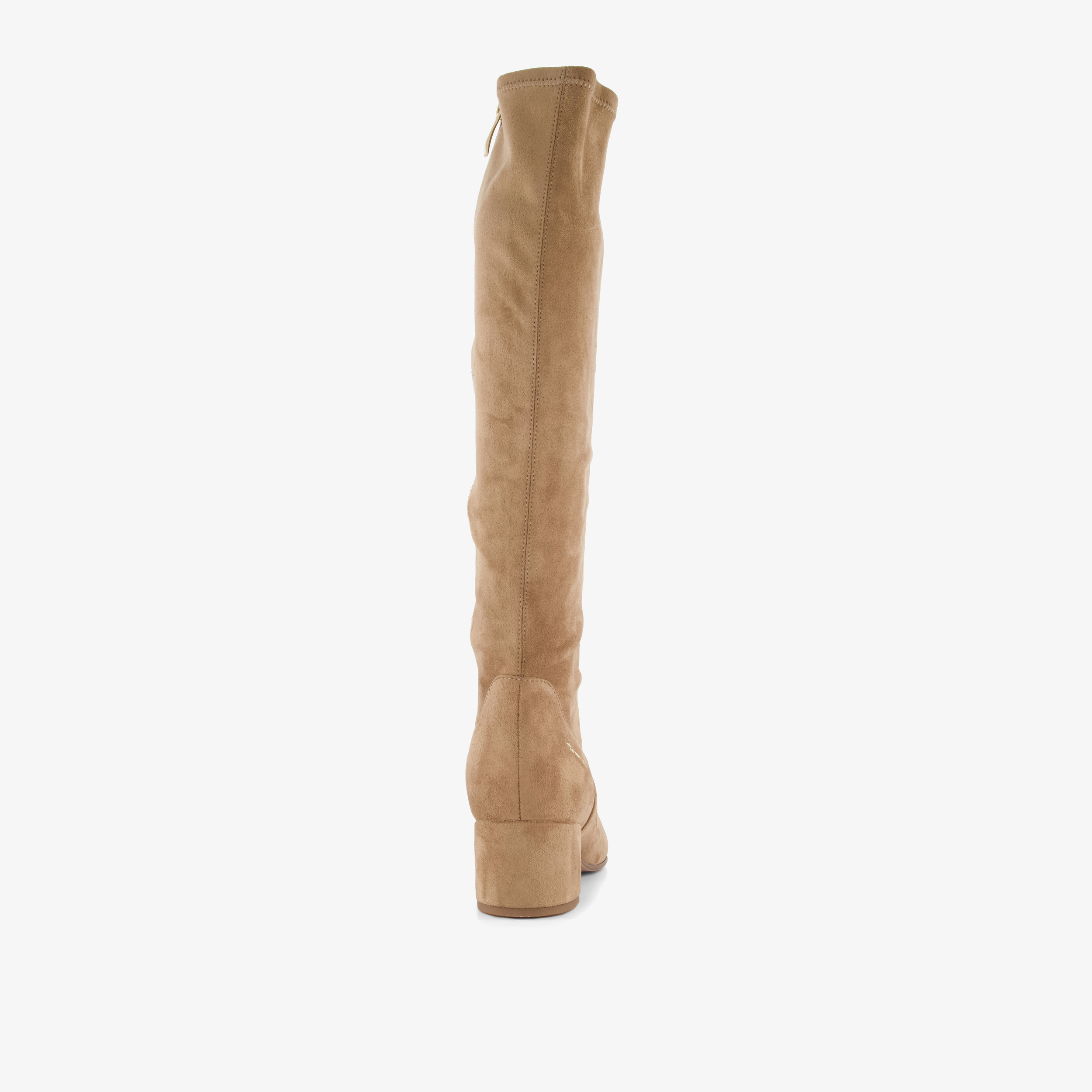 Tamaris hoge dames stretchlaarzen beige – foto 2