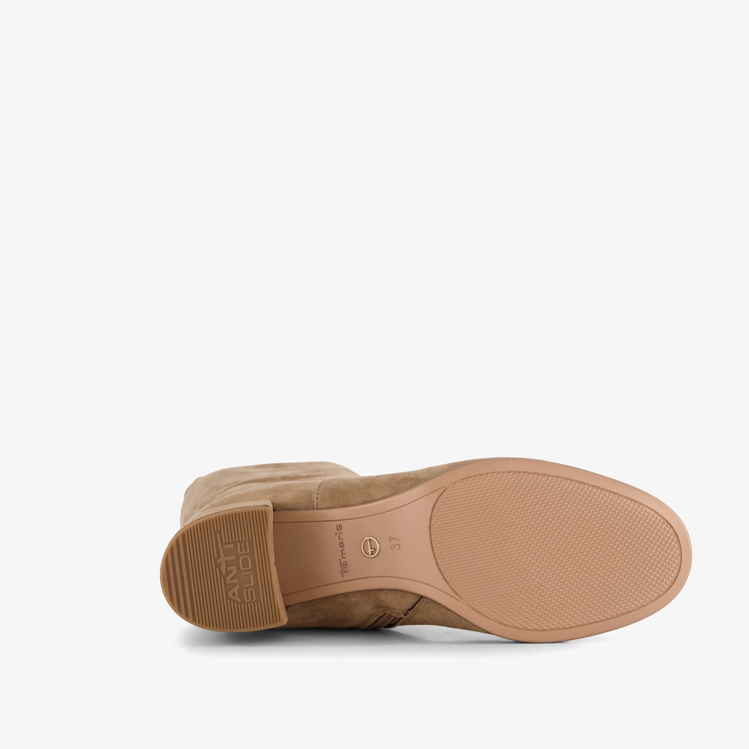 Tamaris hoge dames stretchlaarzen beige – foto 3