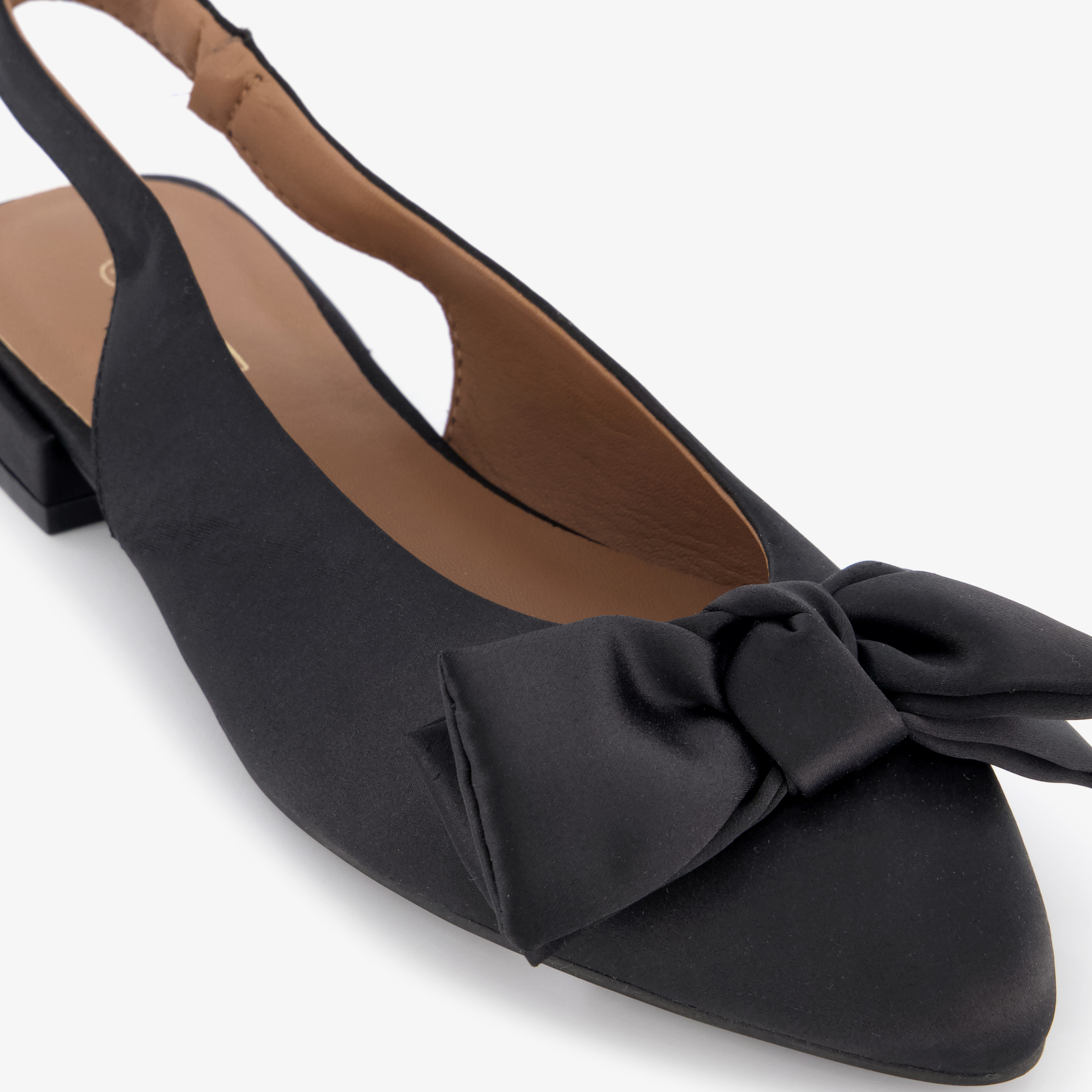 Nova dames slingbacks met strik zwart – foto 5