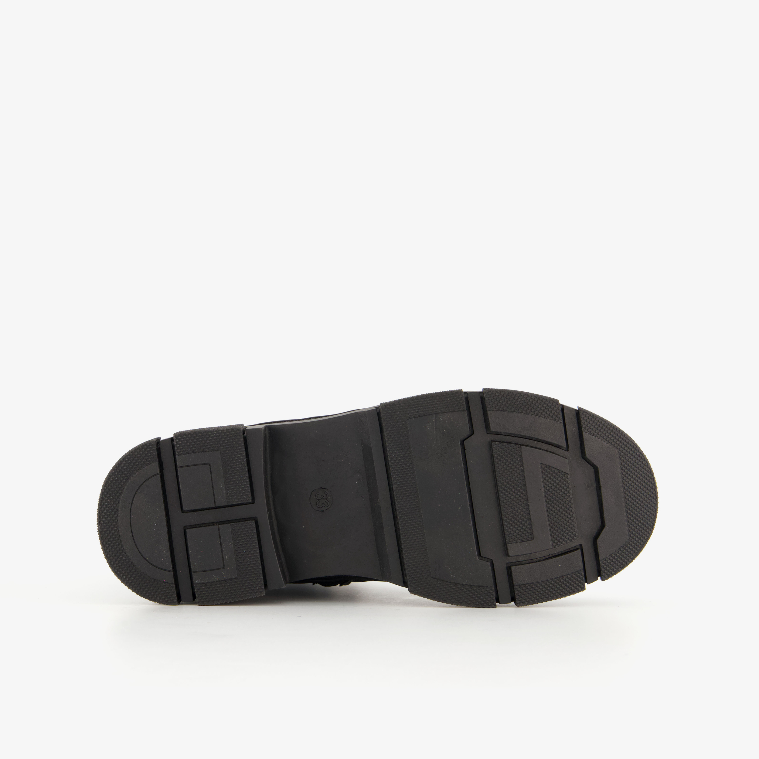 Blue Box meisjes veterboots zwart goud – foto 3