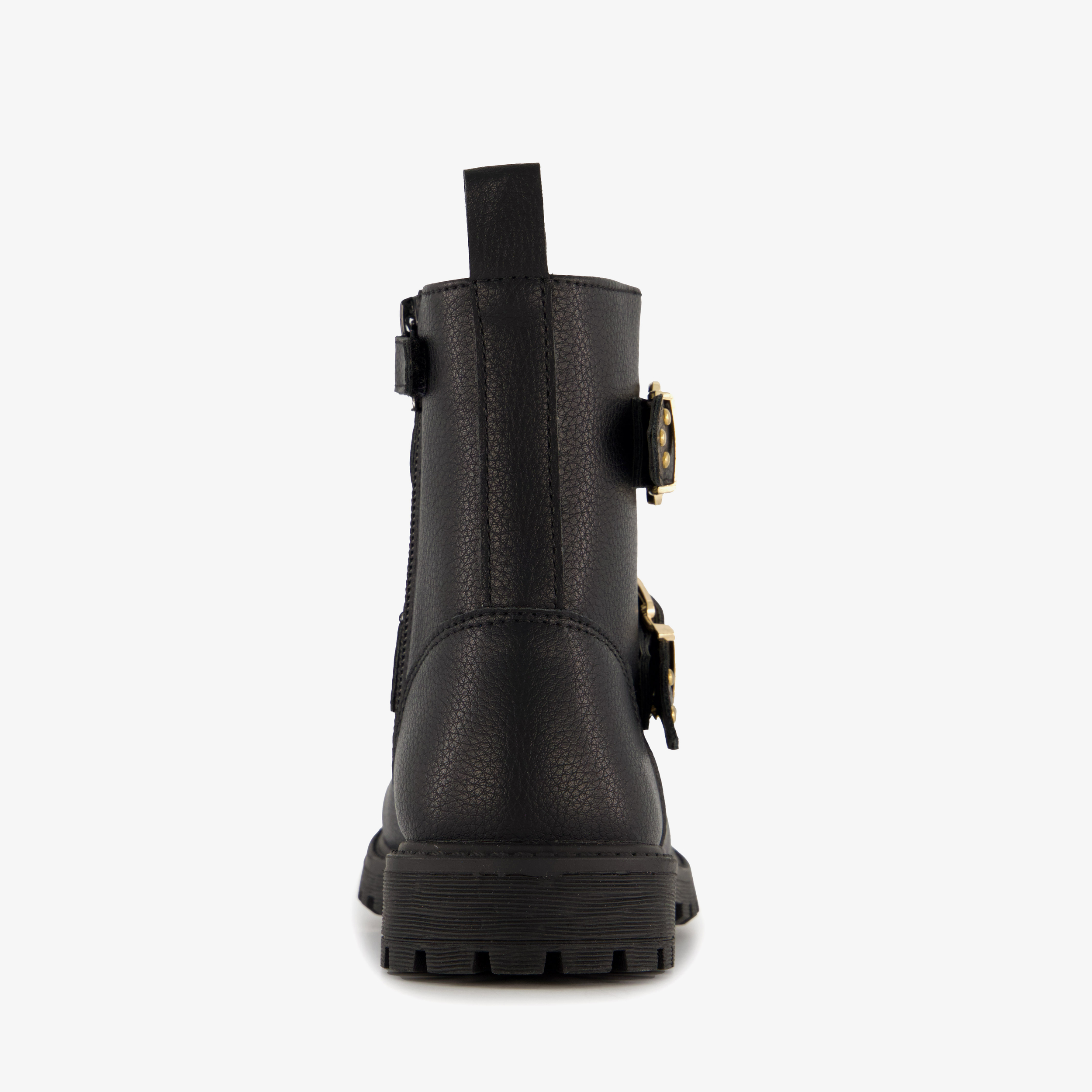 Blue Box meisjes biker boots met studs zwart – foto 2