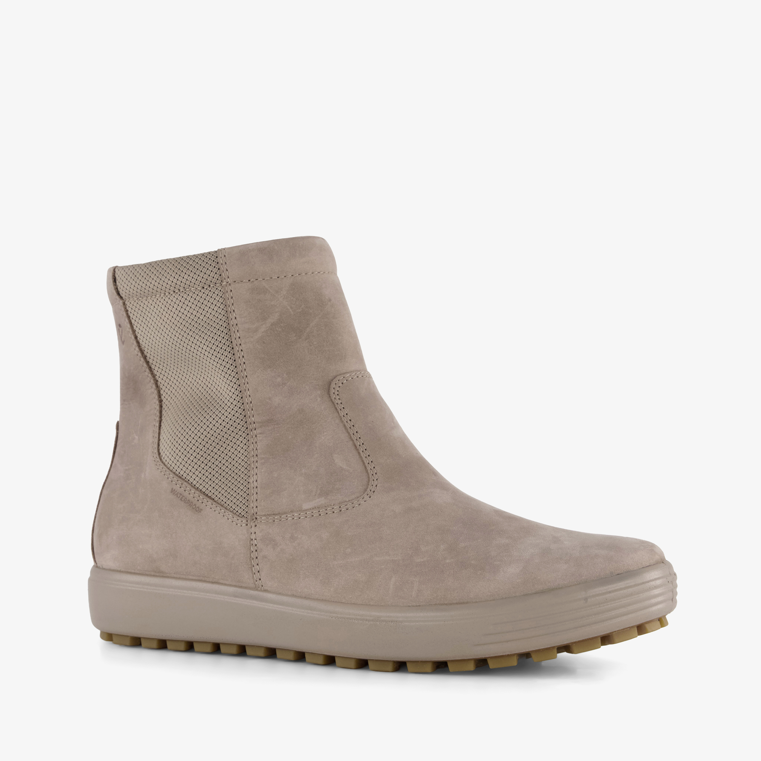 ECCO Classic Tred mid-cut leren dames boots beige laarzen