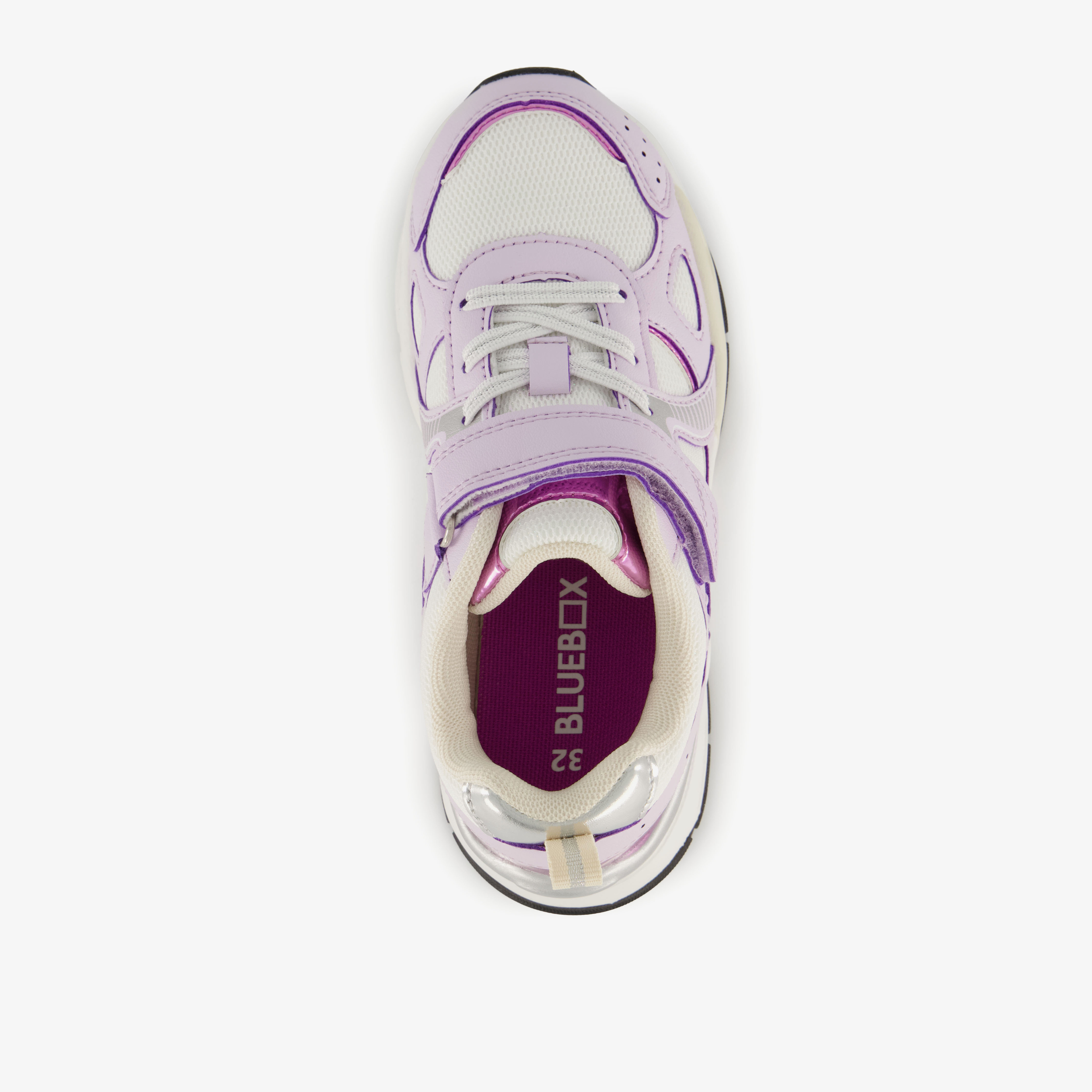 Blue Box meisjes sneakers wit paars – foto 4
