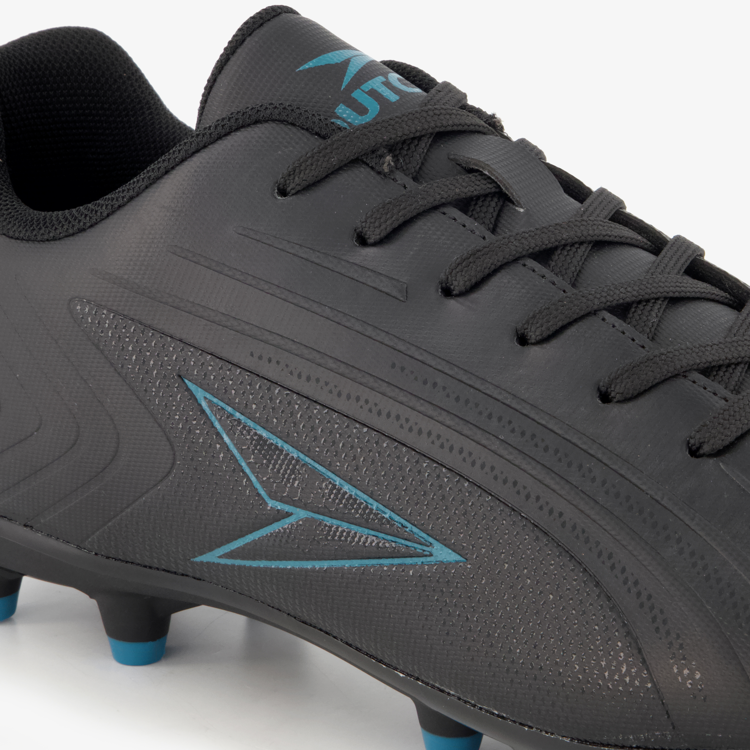 Dutchy FG heren voetbalschoenen zwart veldschoenen – foto 5