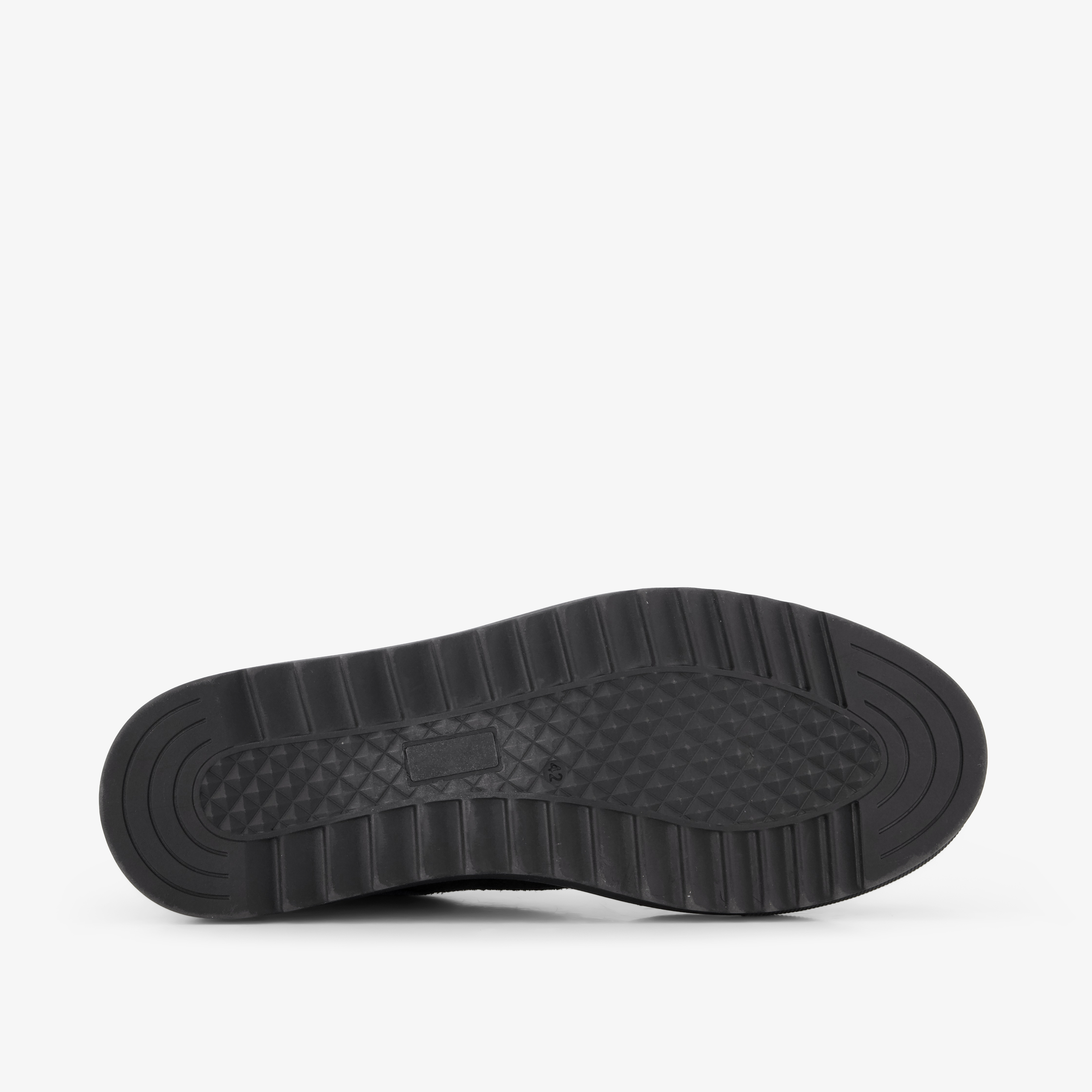 Van Beer suède heren sneakers zwart – foto 3