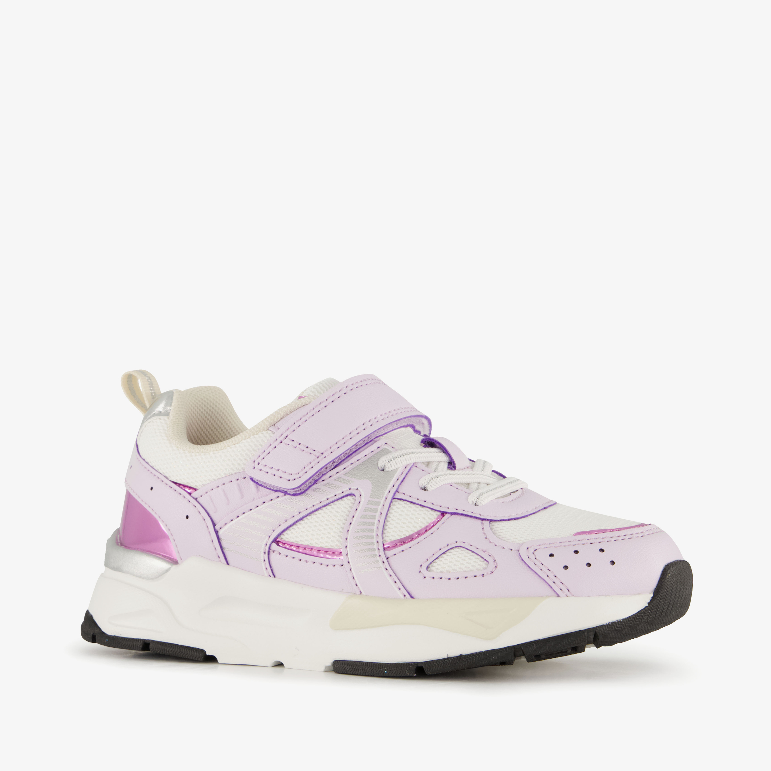 Blue Box meisjes sneakers wit paars