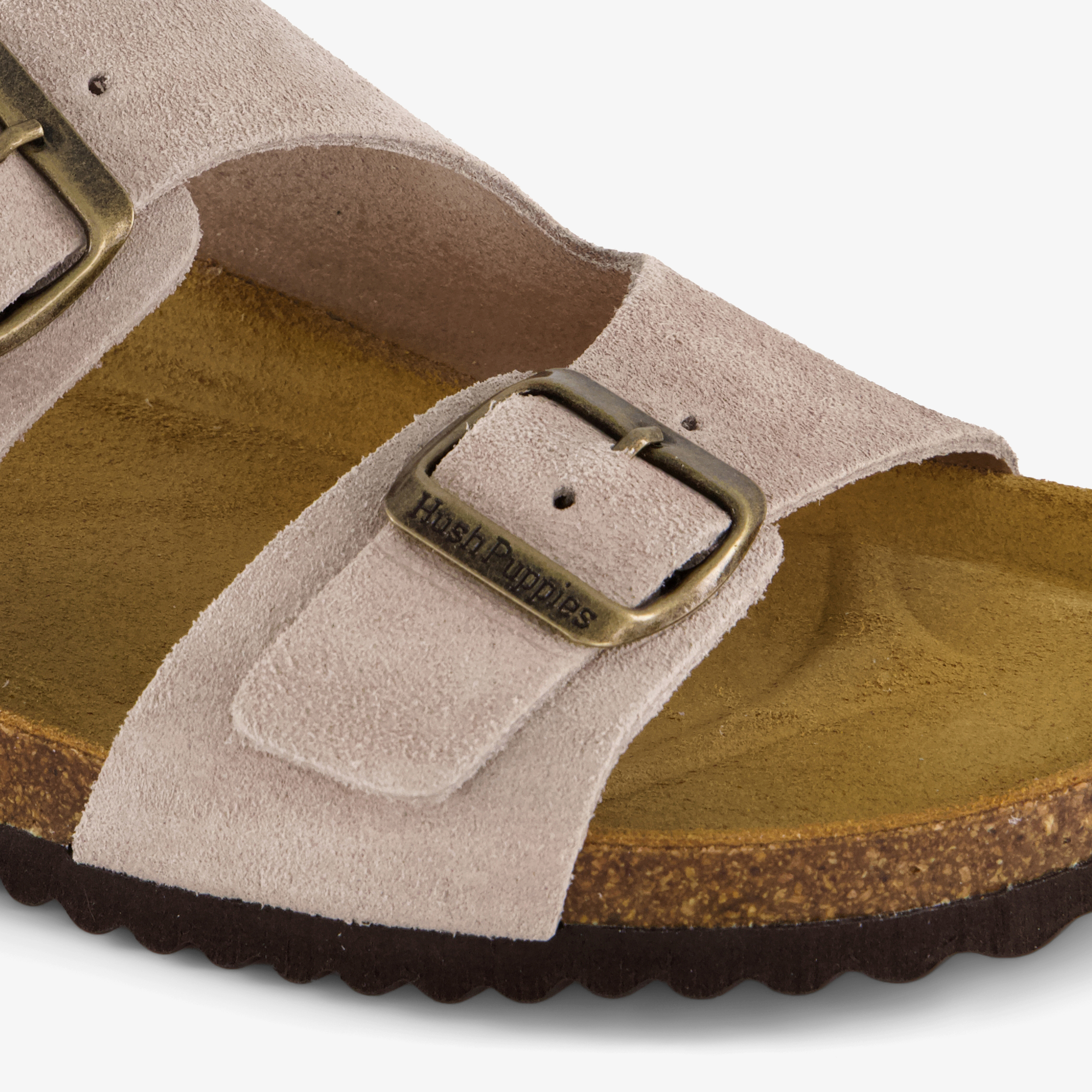 Hush Puppies suède dames bio slippers beige – foto 5