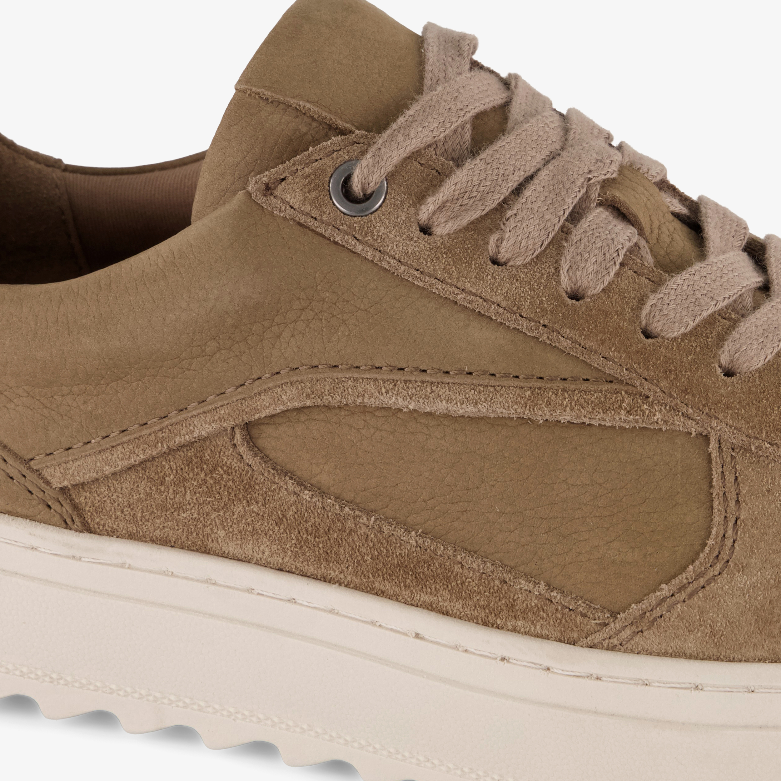 Van Beer suède heren sneakers bruin – foto 5