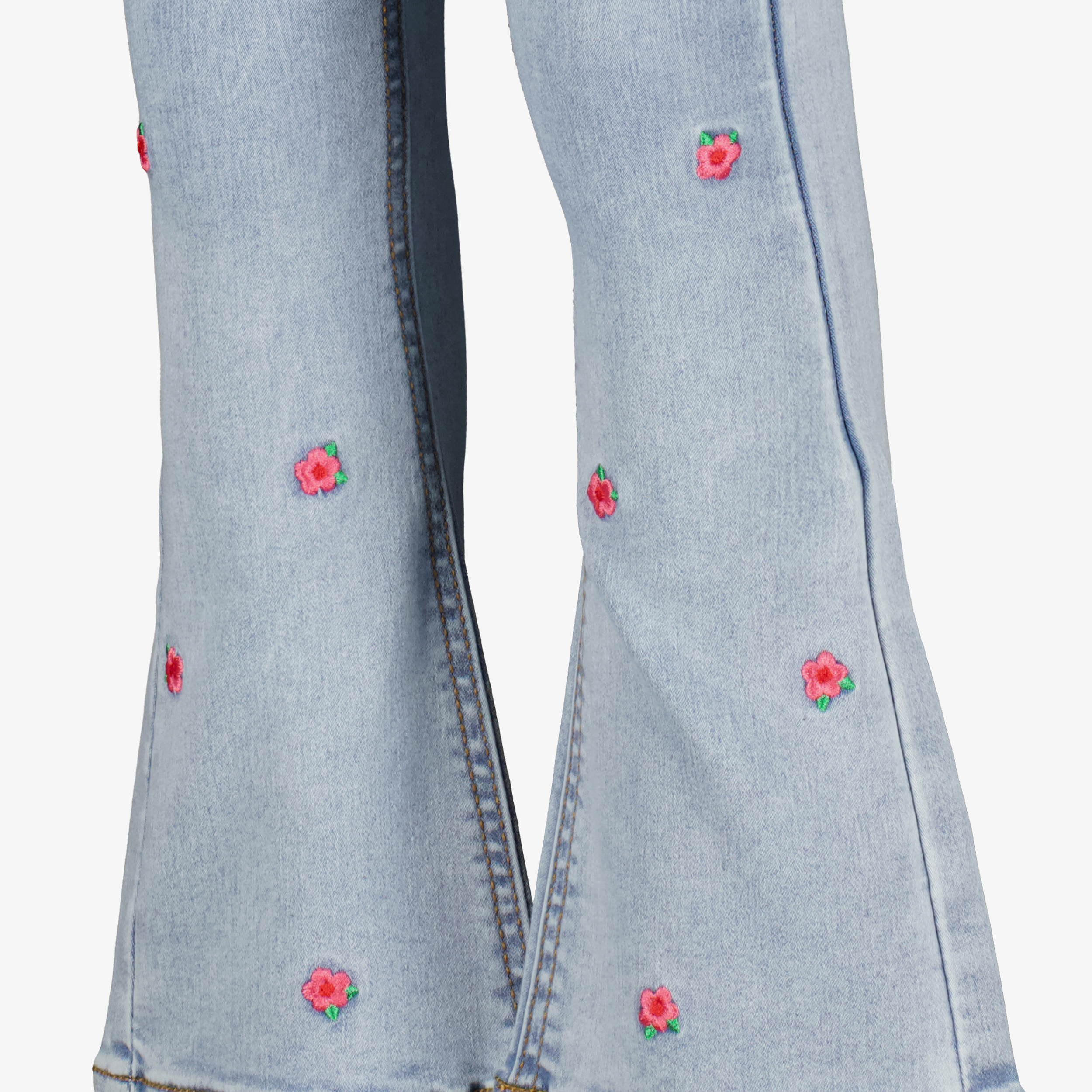 TwoDay meisjes flared jeans met geborduurde bloemen broeken & shorts – foto 3