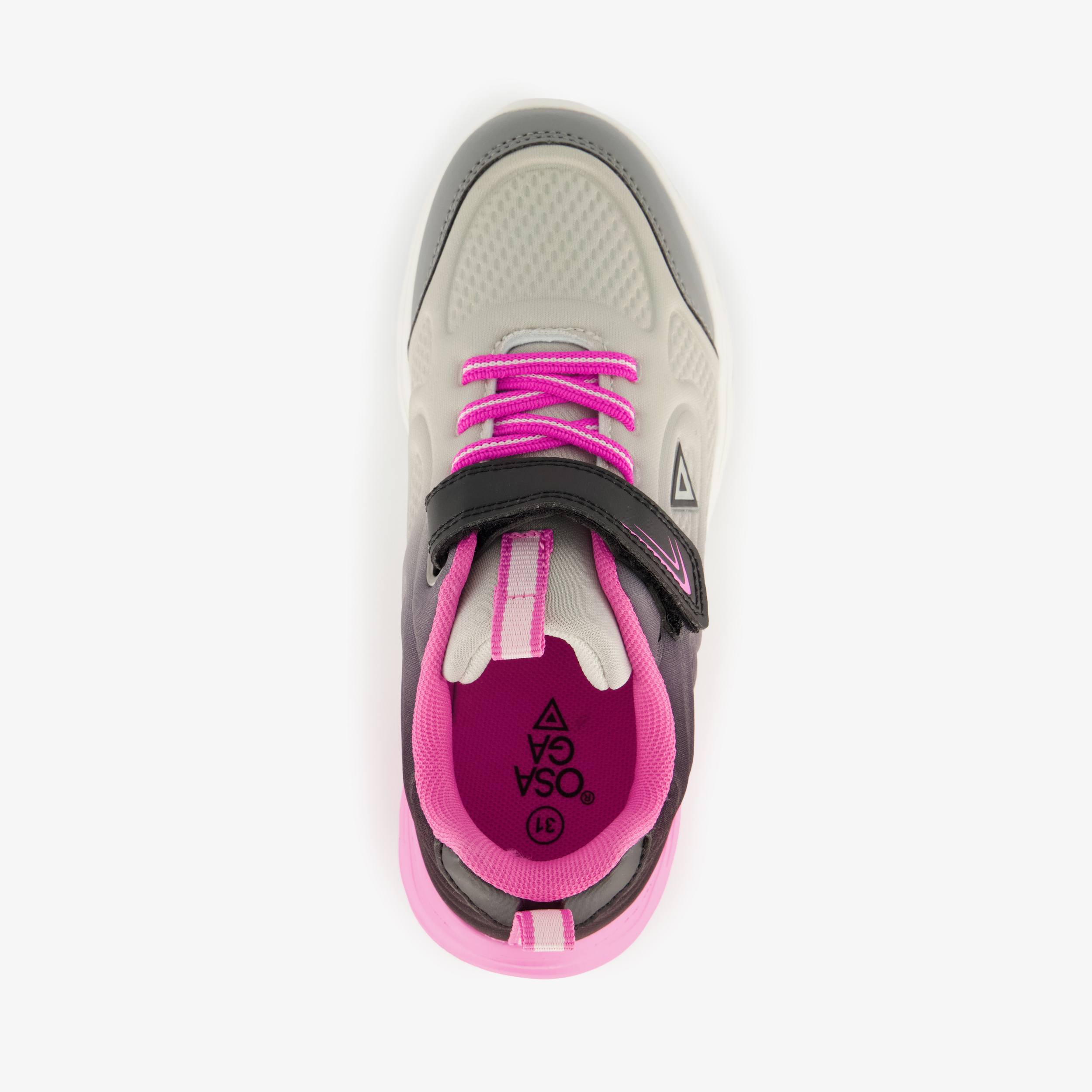 Osaga meisjes sportschoenen zwart roze sneakers – foto 4
