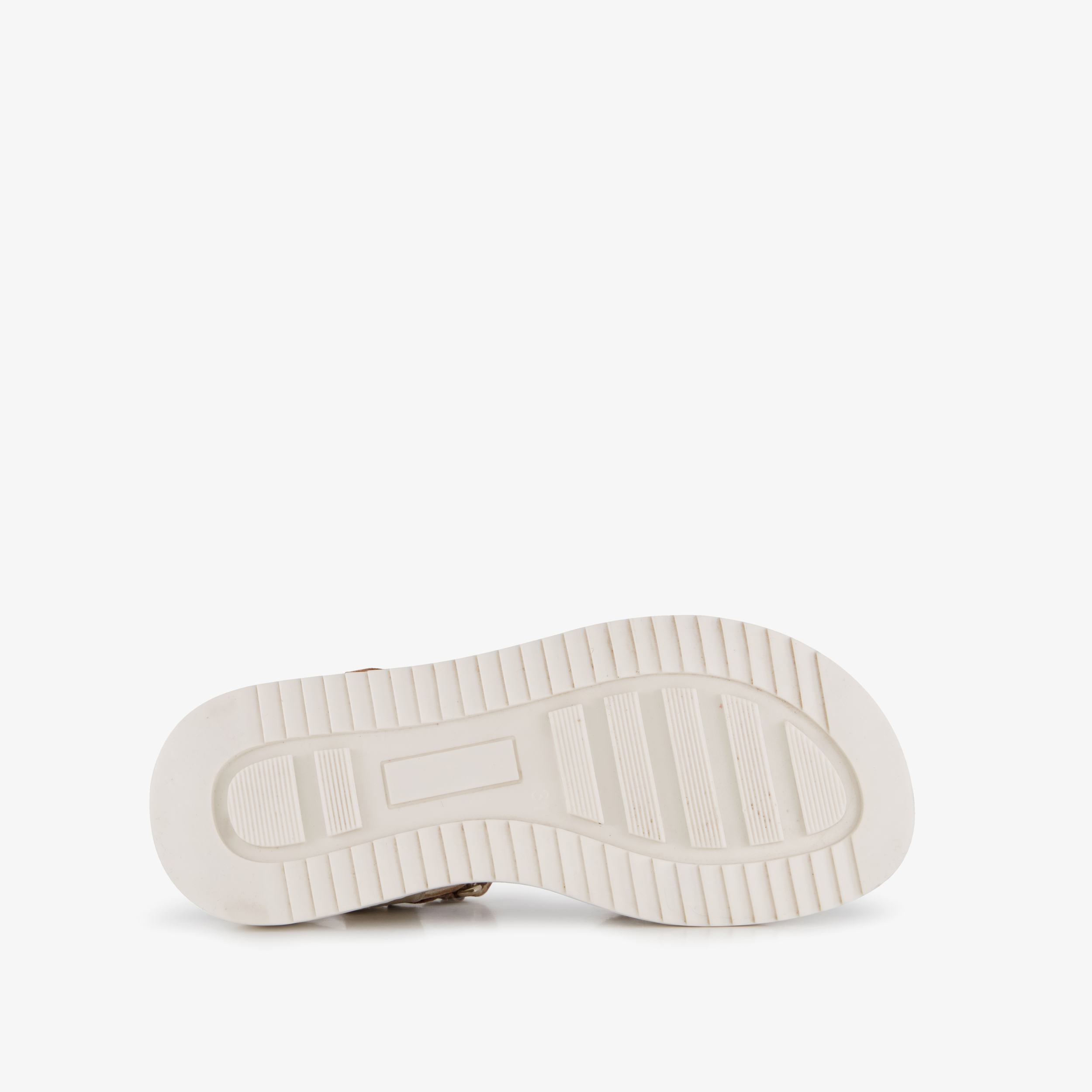 Groot leren meisjes sandalen goud – foto 3