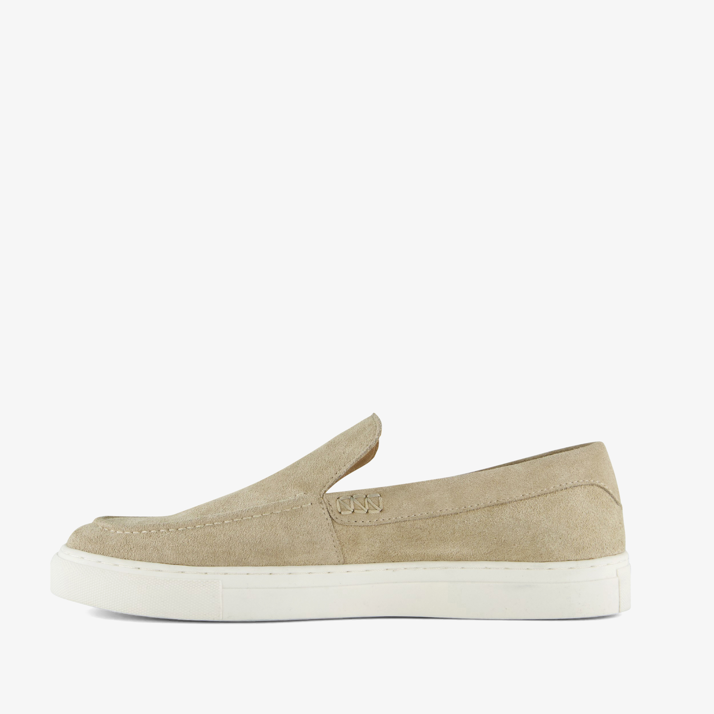 Van Beers suède heren instappers beige – foto 2