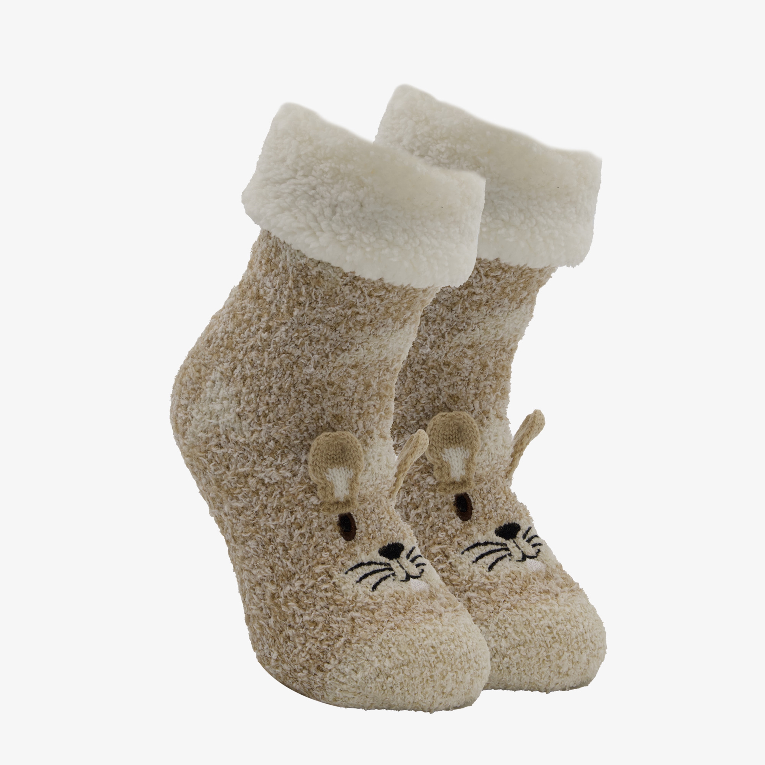 Scapino 1 paar kinder huissokken konijn met antislip