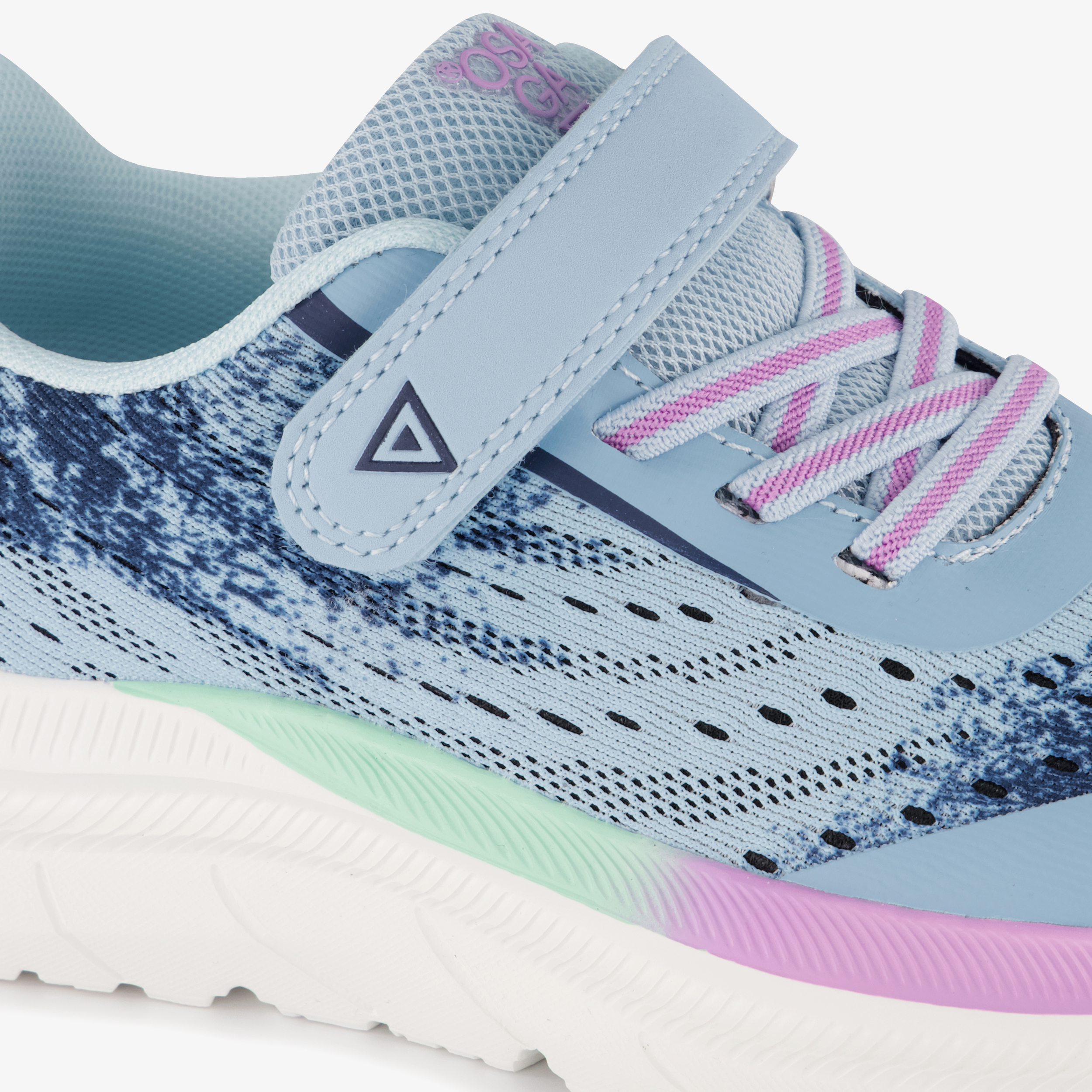Osaga kinder sportschoenen lichtblauw roze meisjes sneakers – foto 5