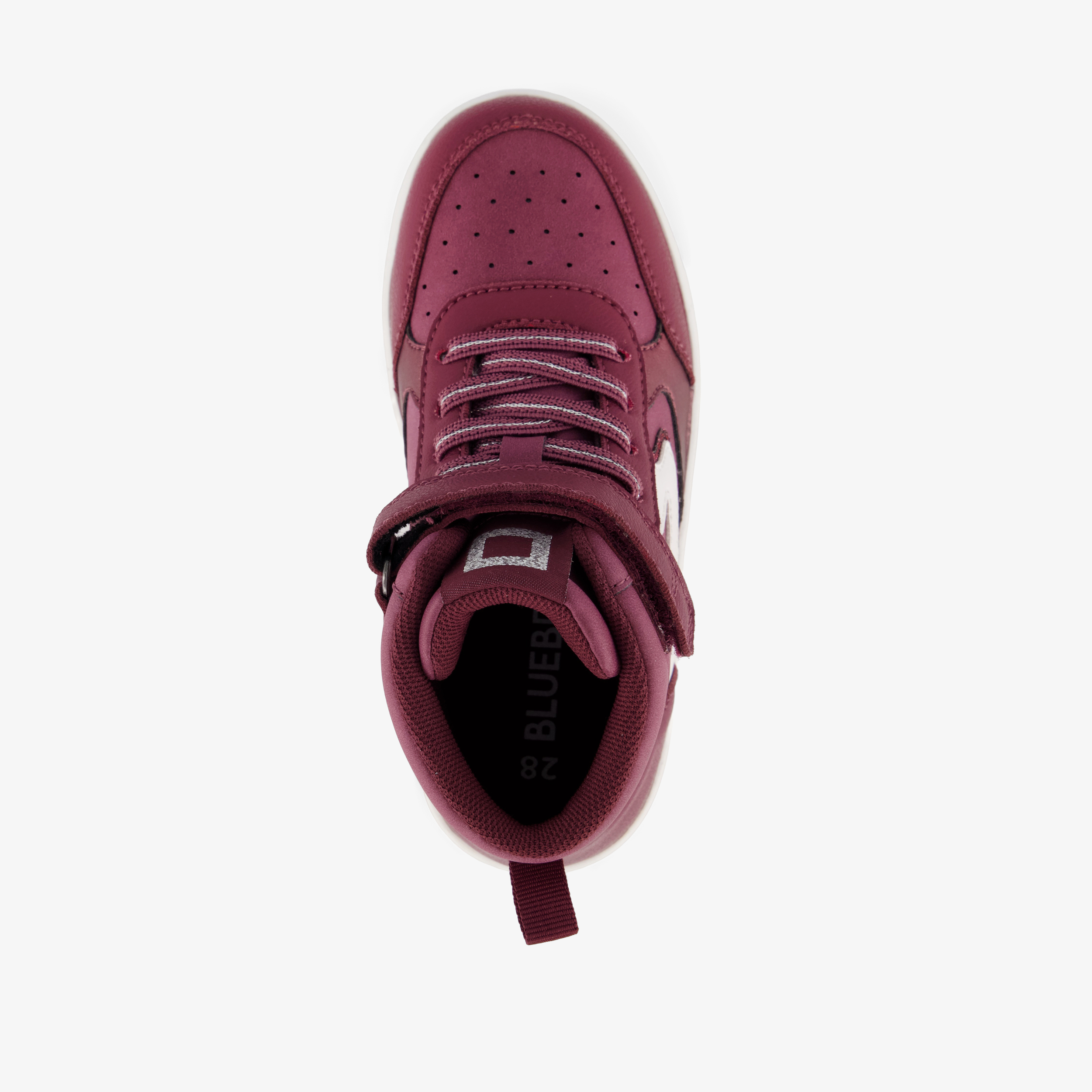 Blue Box hoge meisjes sneakers rood wit – foto 4