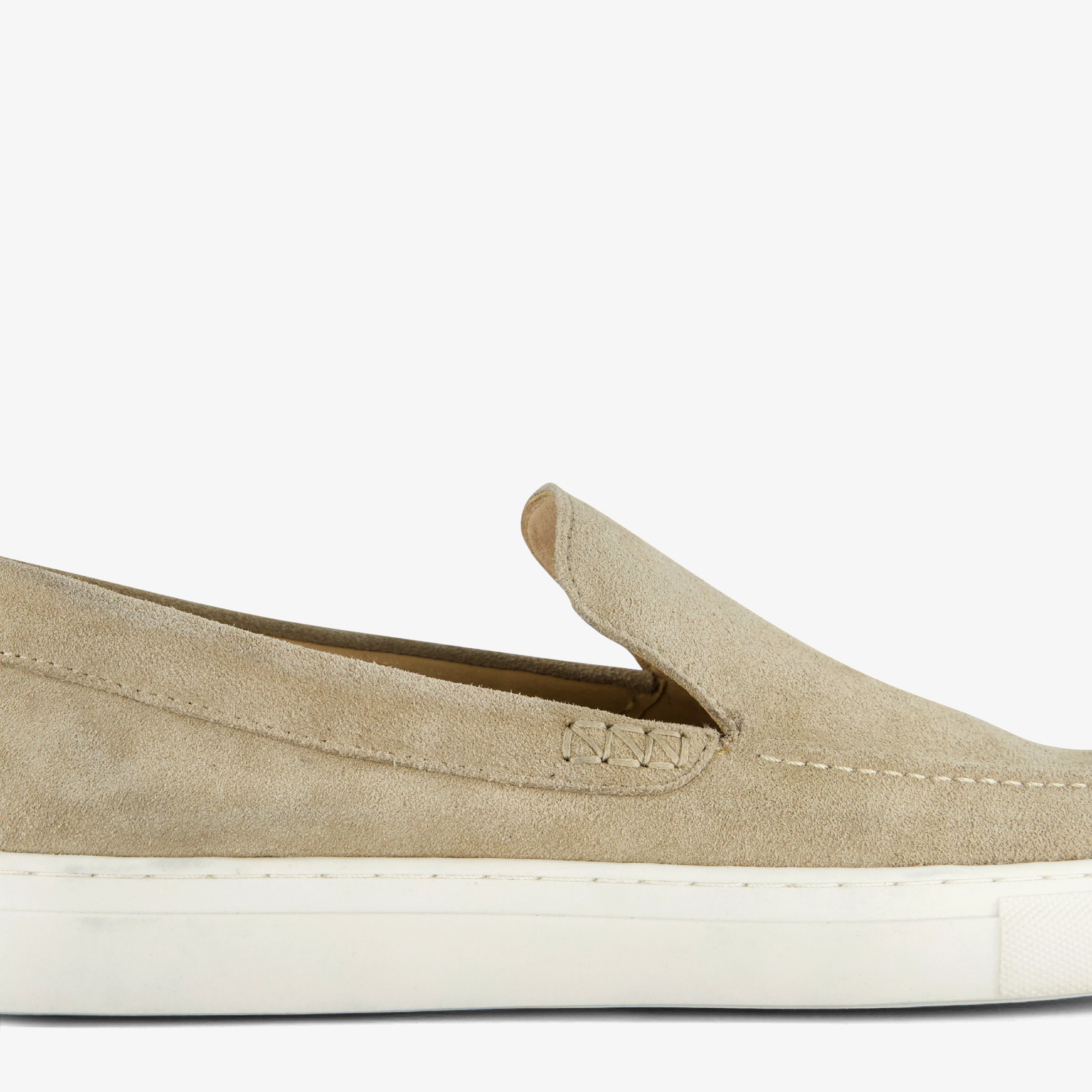 Van Beers suède heren instappers beige – foto 5