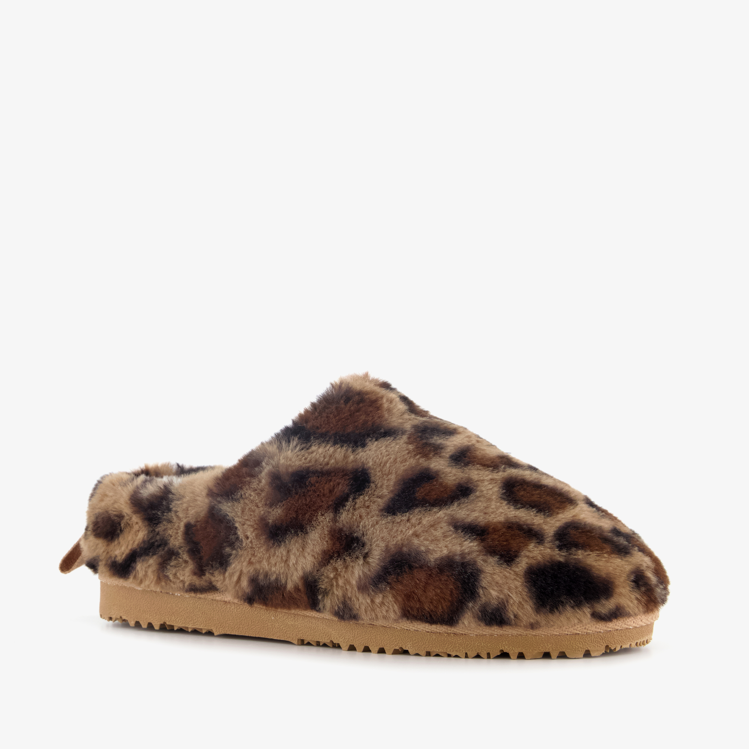 Thu!s dames instap pantoffels met panterprint