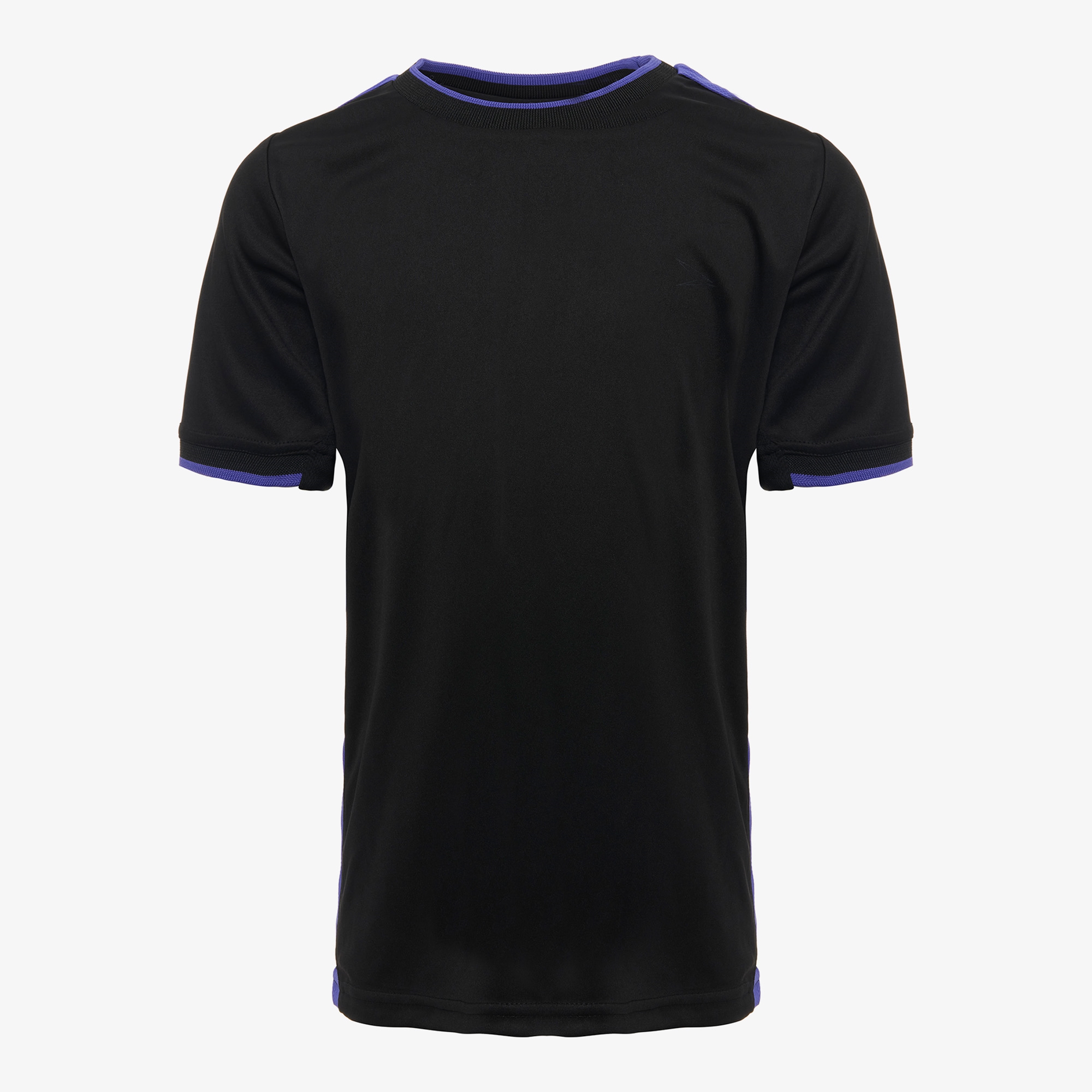 Dutchy kinder voetbal T-shirt zwart paars