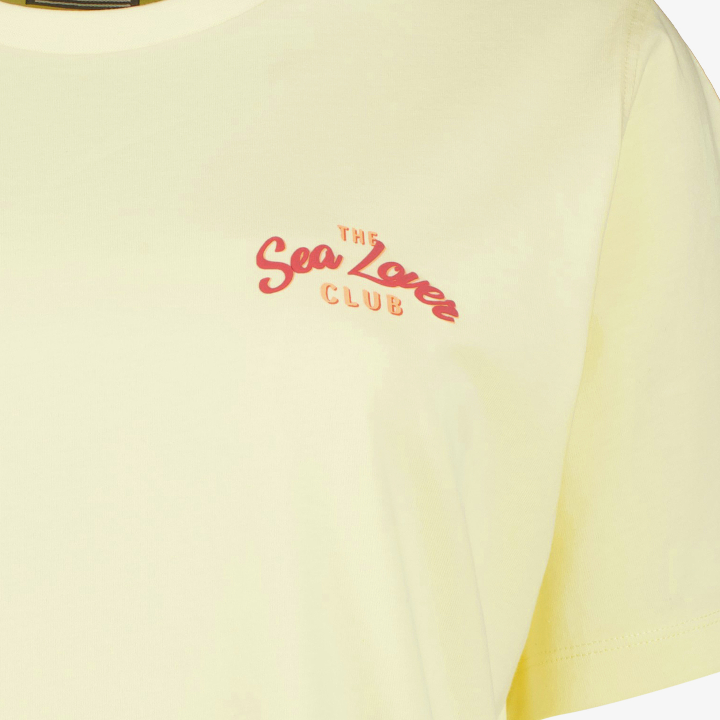 TwoDay dames T-shirt met backprint botergeel t-shirts & tops – foto 2