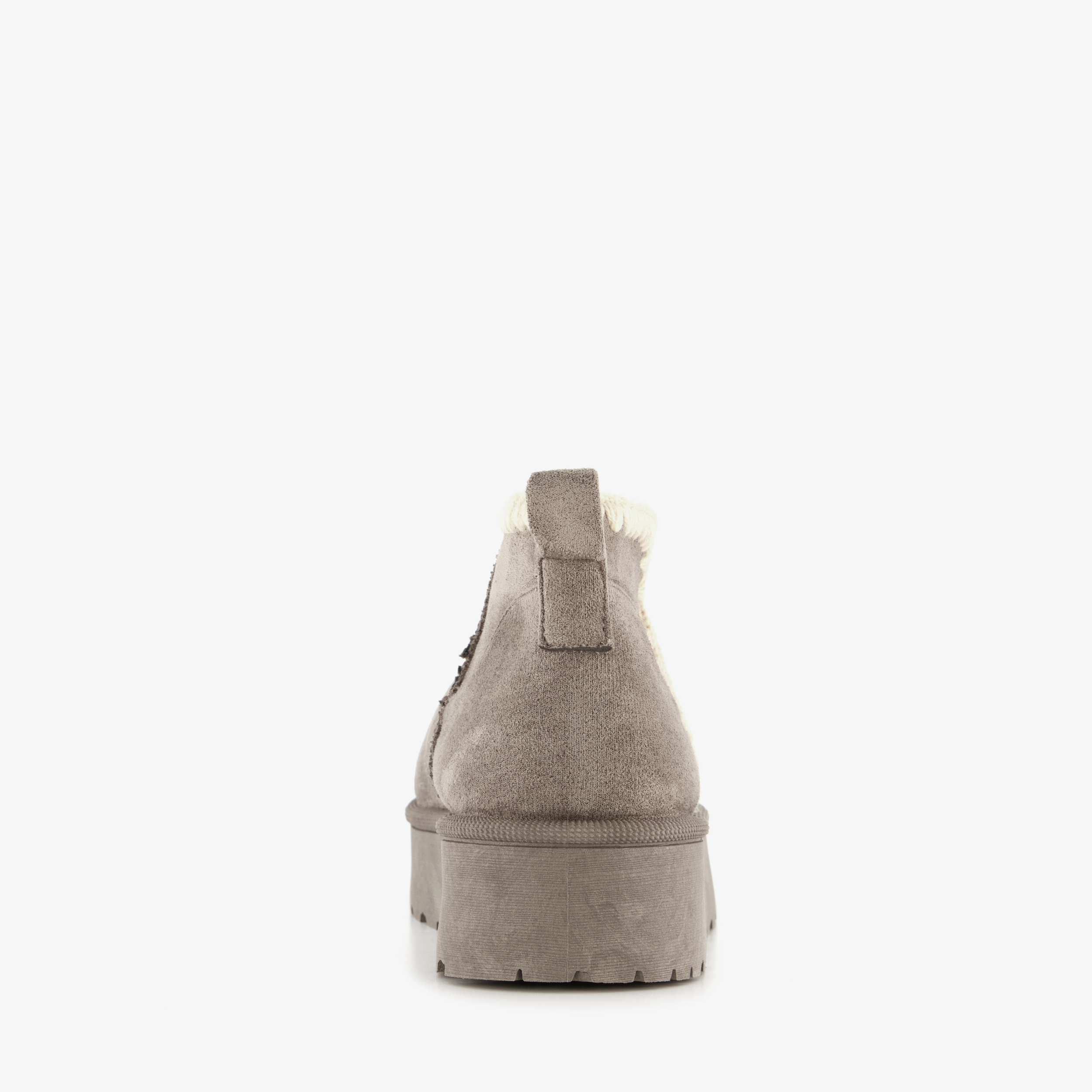 Blue Box lage gevoerde dames boots taupe enkellaarzen – foto 2