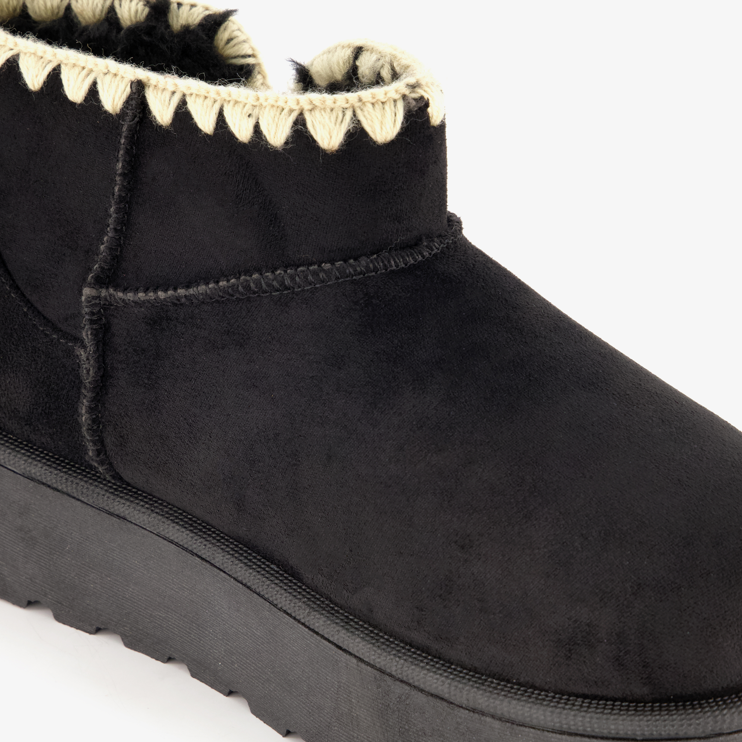 Blue Box lage gevoerde dames boots zwart enkellaarzen – foto 5