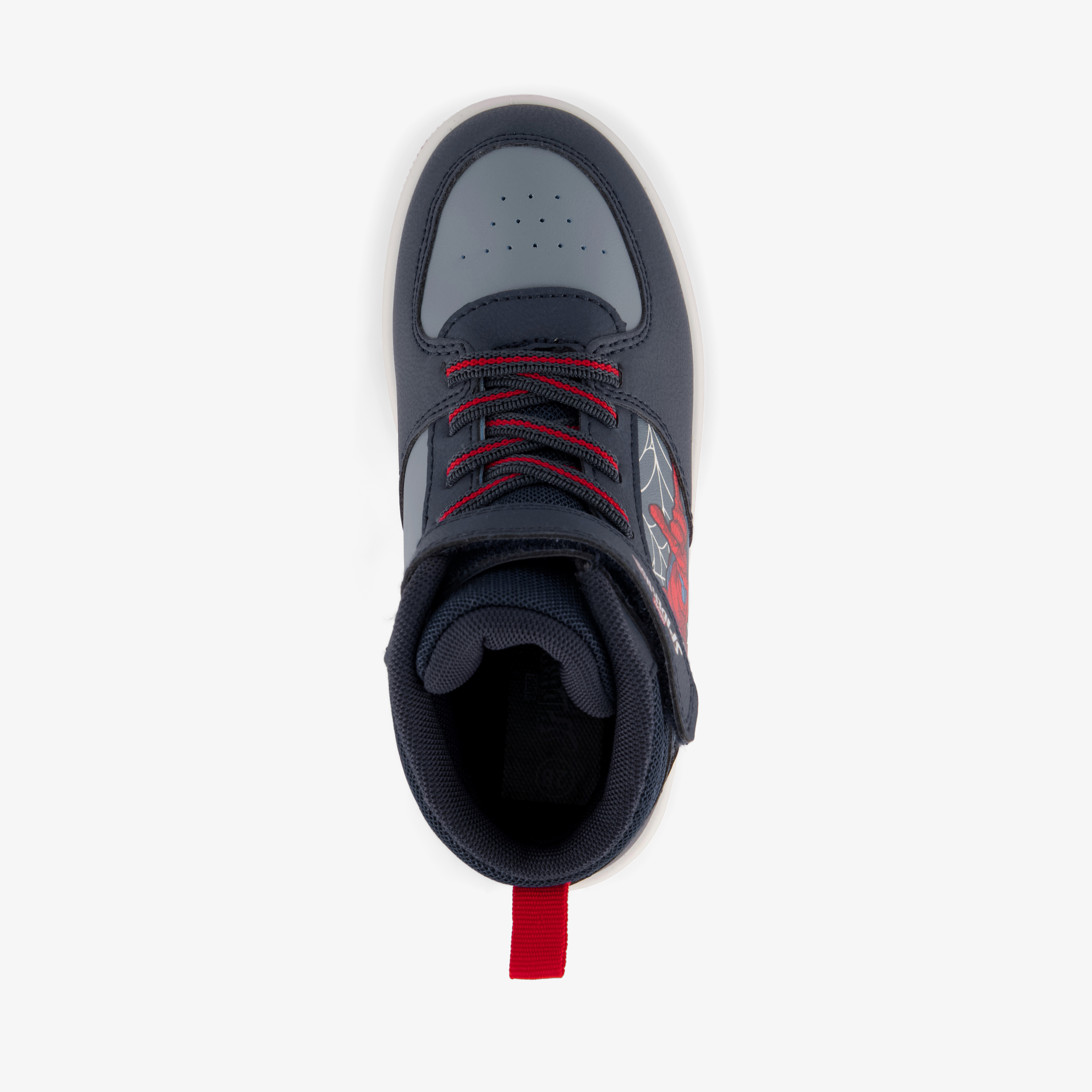 Spiderman jongens hoge sneakers blauw rood – foto 4