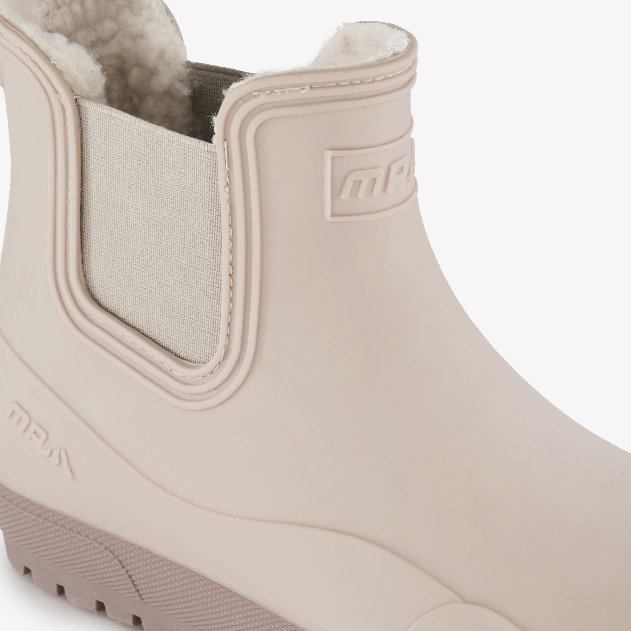 Mountain Peak korte dames regenlaarzen gevoerd beige – foto 5