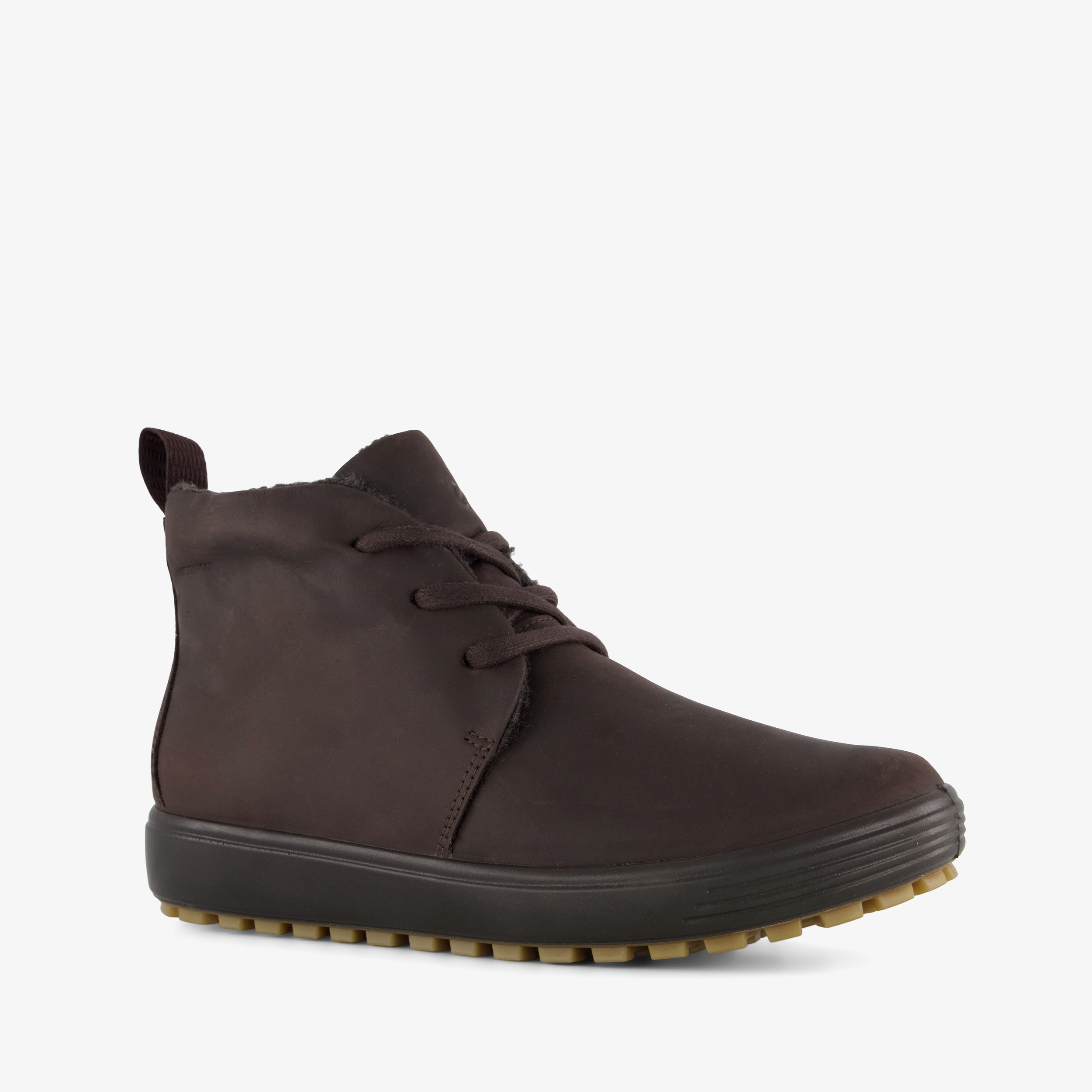 ECCO Classic Tred W leren dames veterschoenen bruin