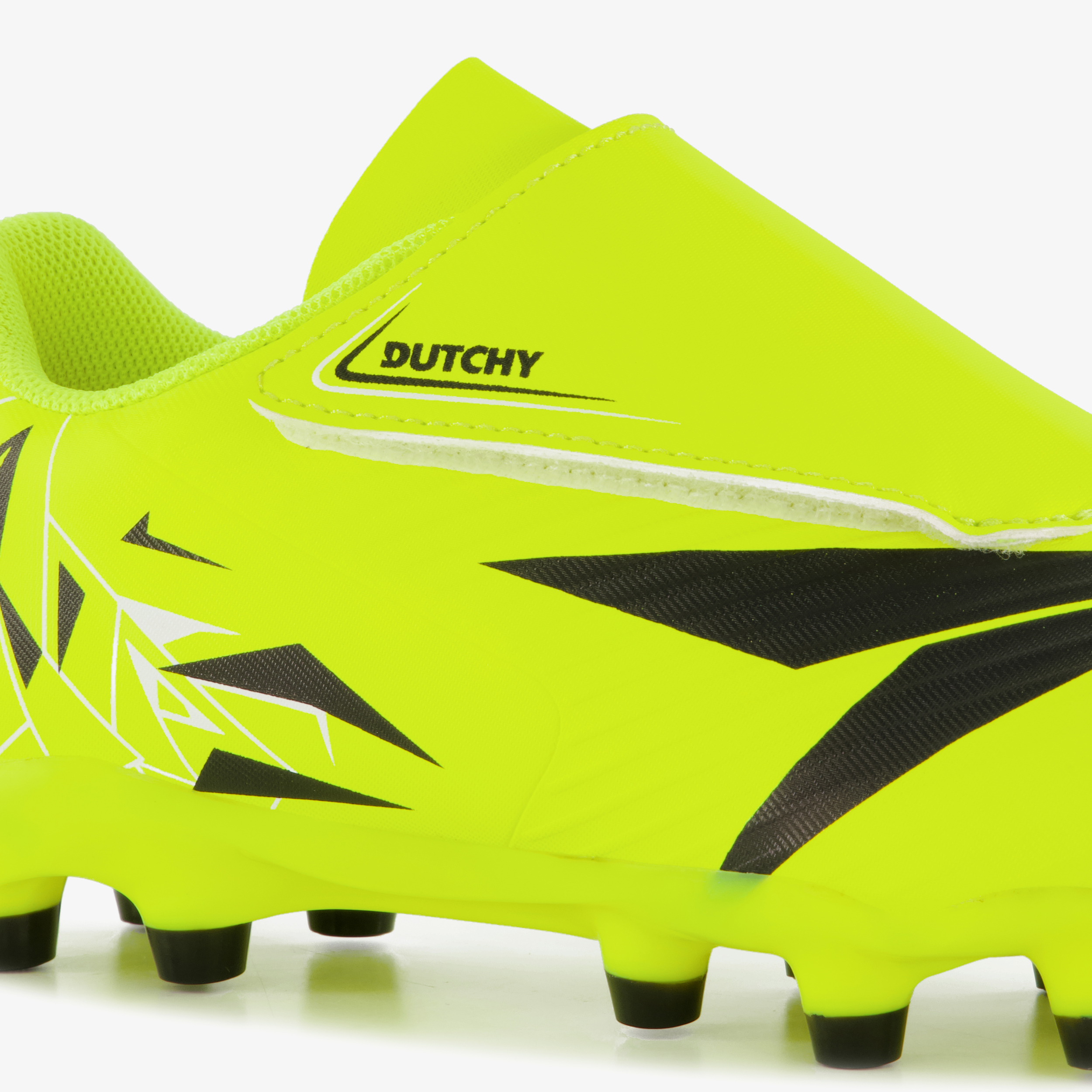 Dutchy FG kinder voetbalschoenen geel zwart meisjes veldschoenen – foto 5