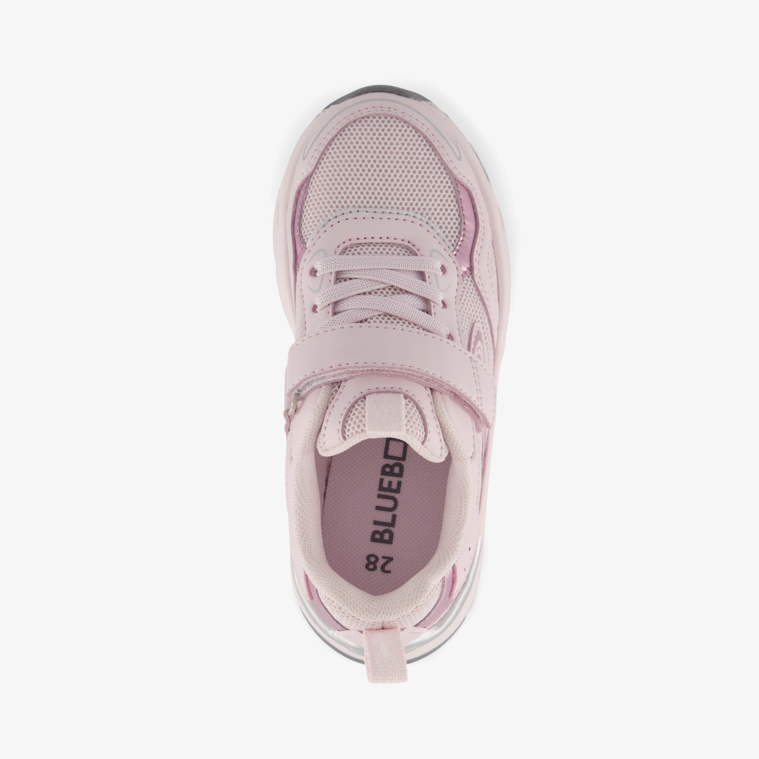Blue Box meisjes sneakers lichtroze metallic – foto 4