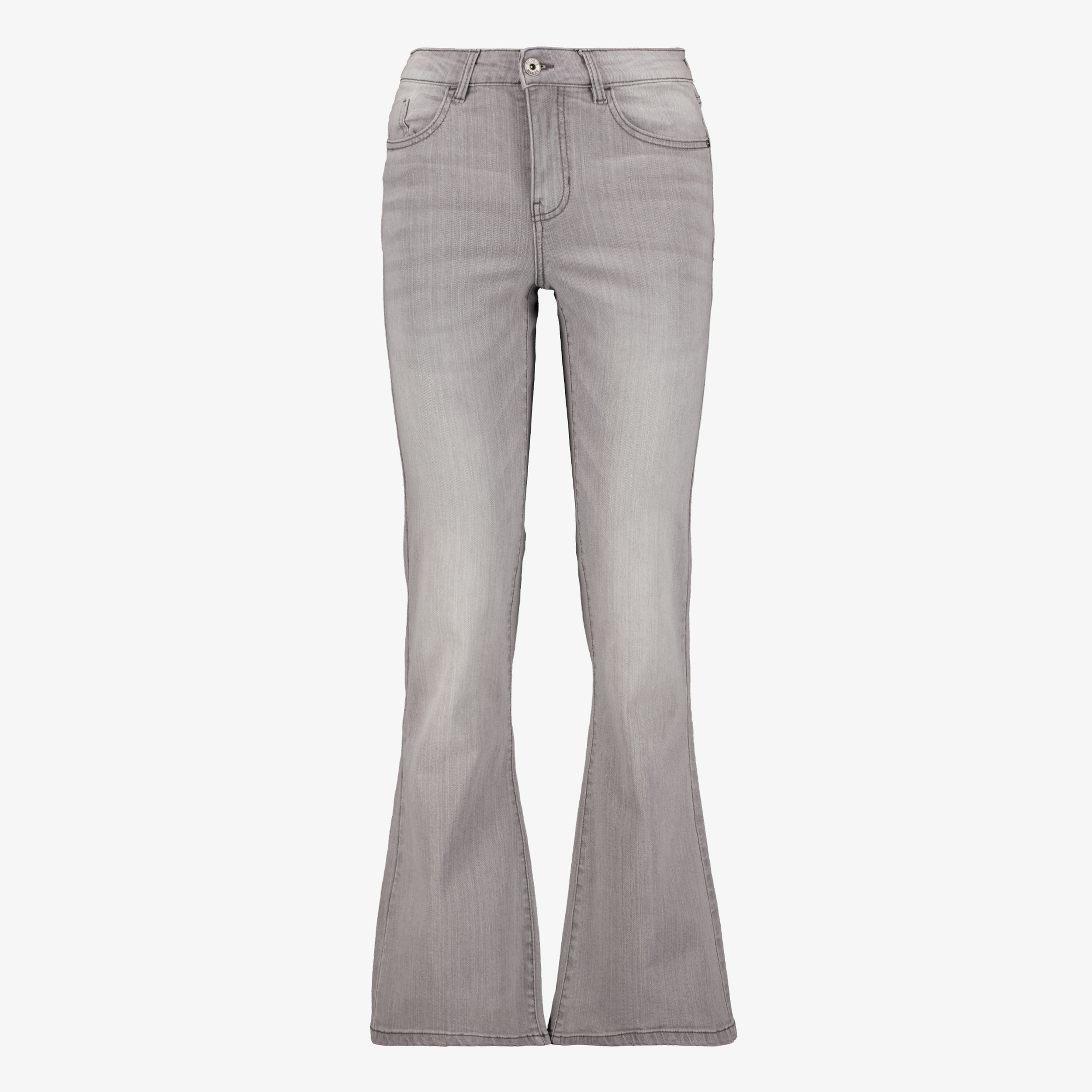 TwoDay dames flared jeans lichtgrijs broeken & shorts