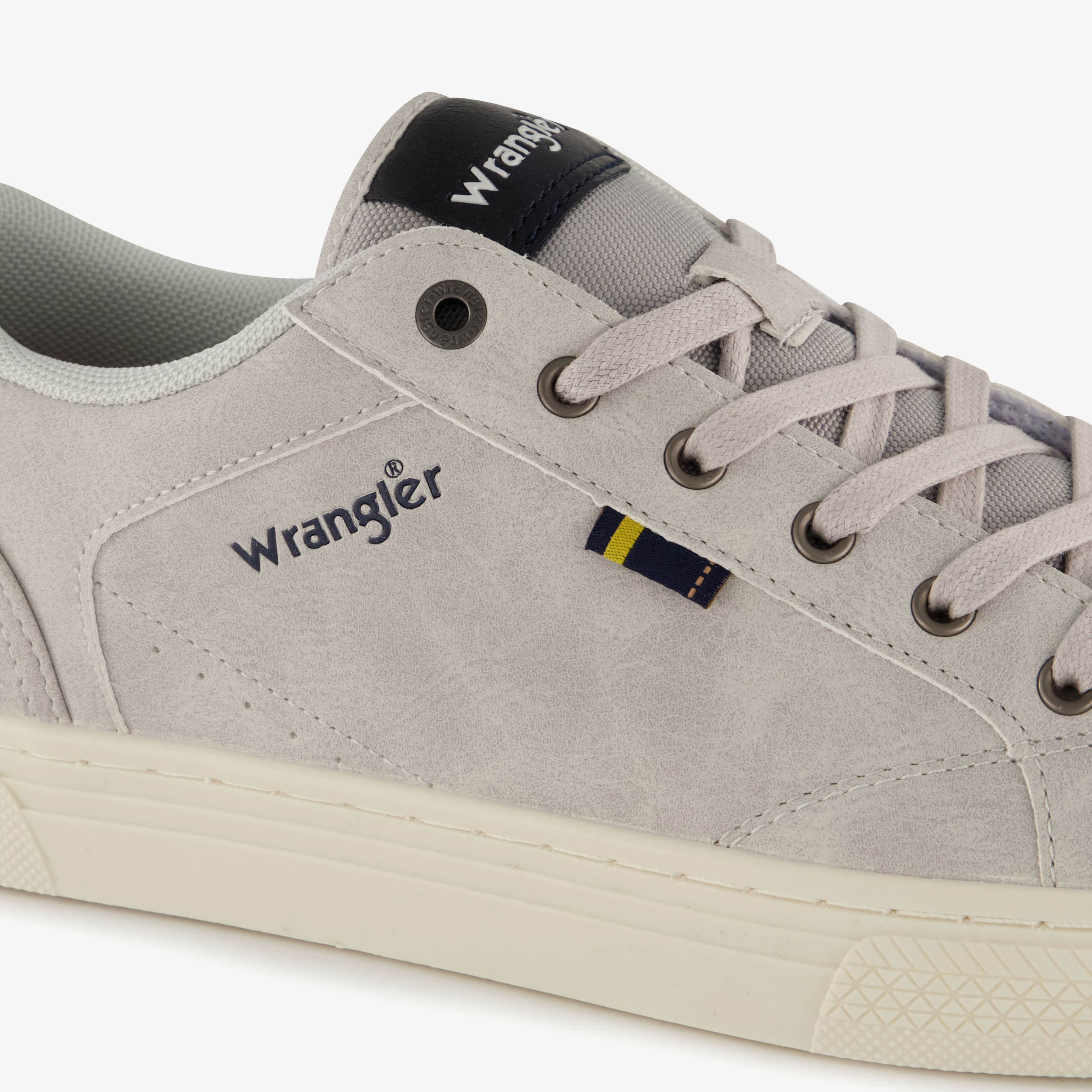 Wrangler heren sneakers lichtgrijs – foto 5