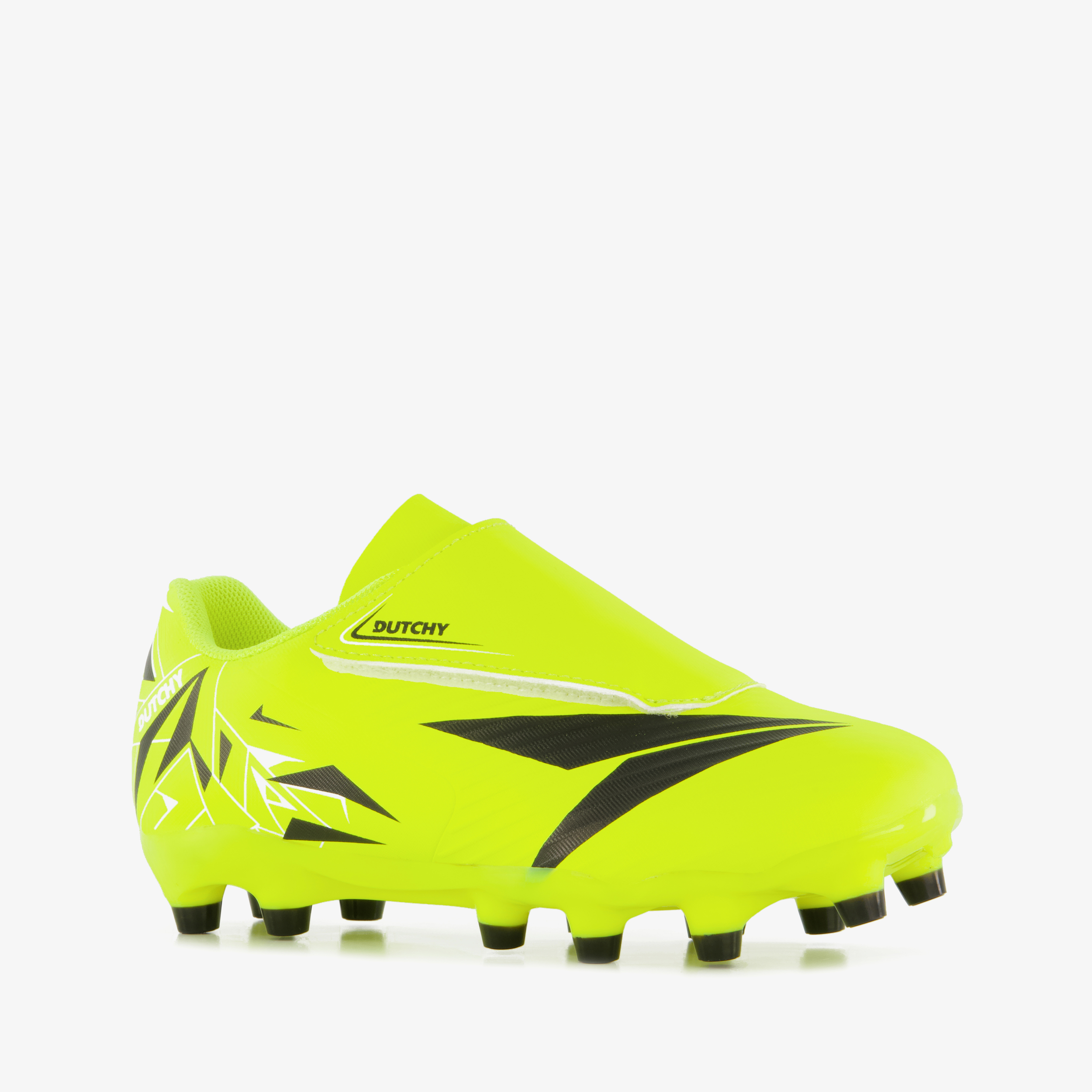 Dutchy FG kinder voetbalschoenen geel zwart