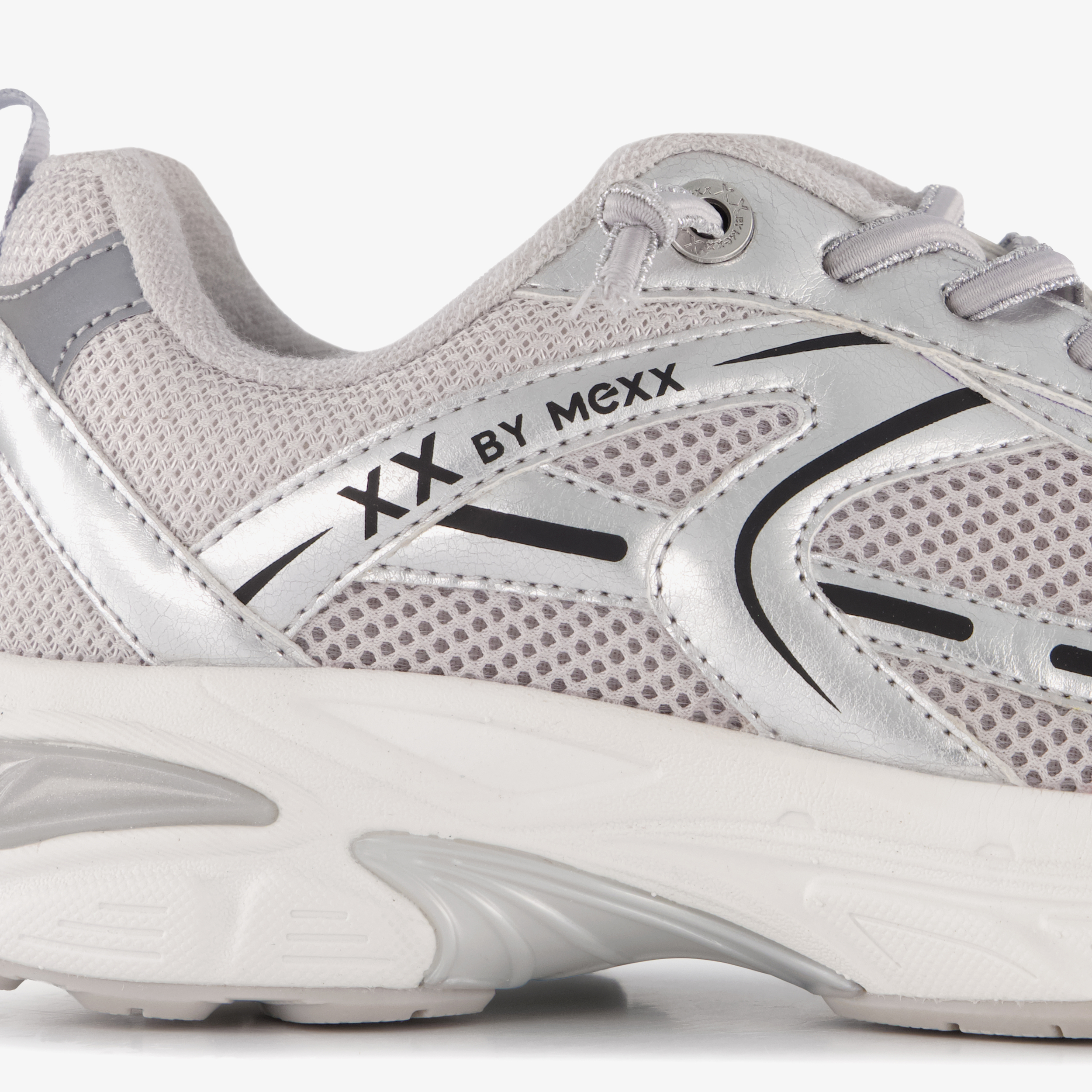 XX by Mexx dames dad sneakers zilverkleurig – foto 5