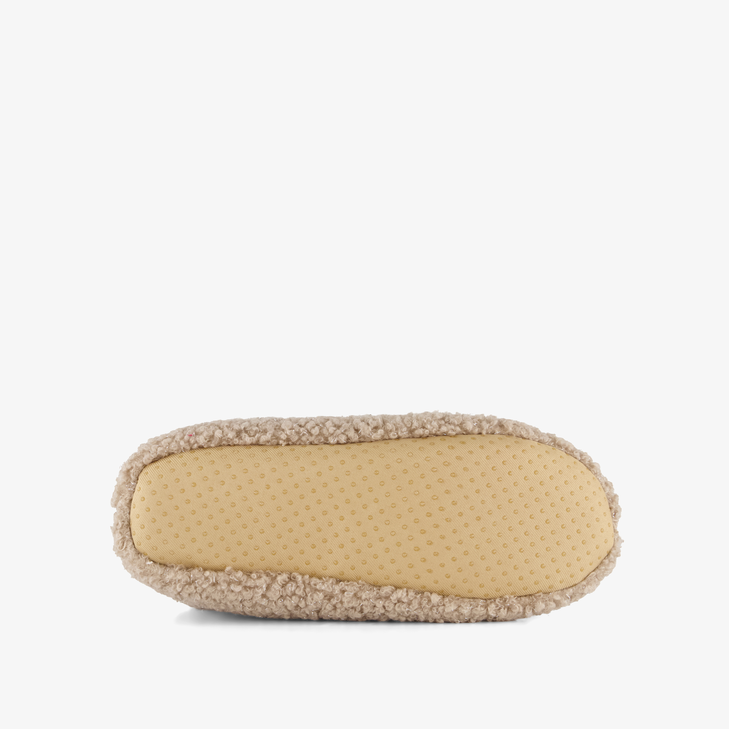 Thu!s gevoerde dames teddy sloffen beige – foto 3