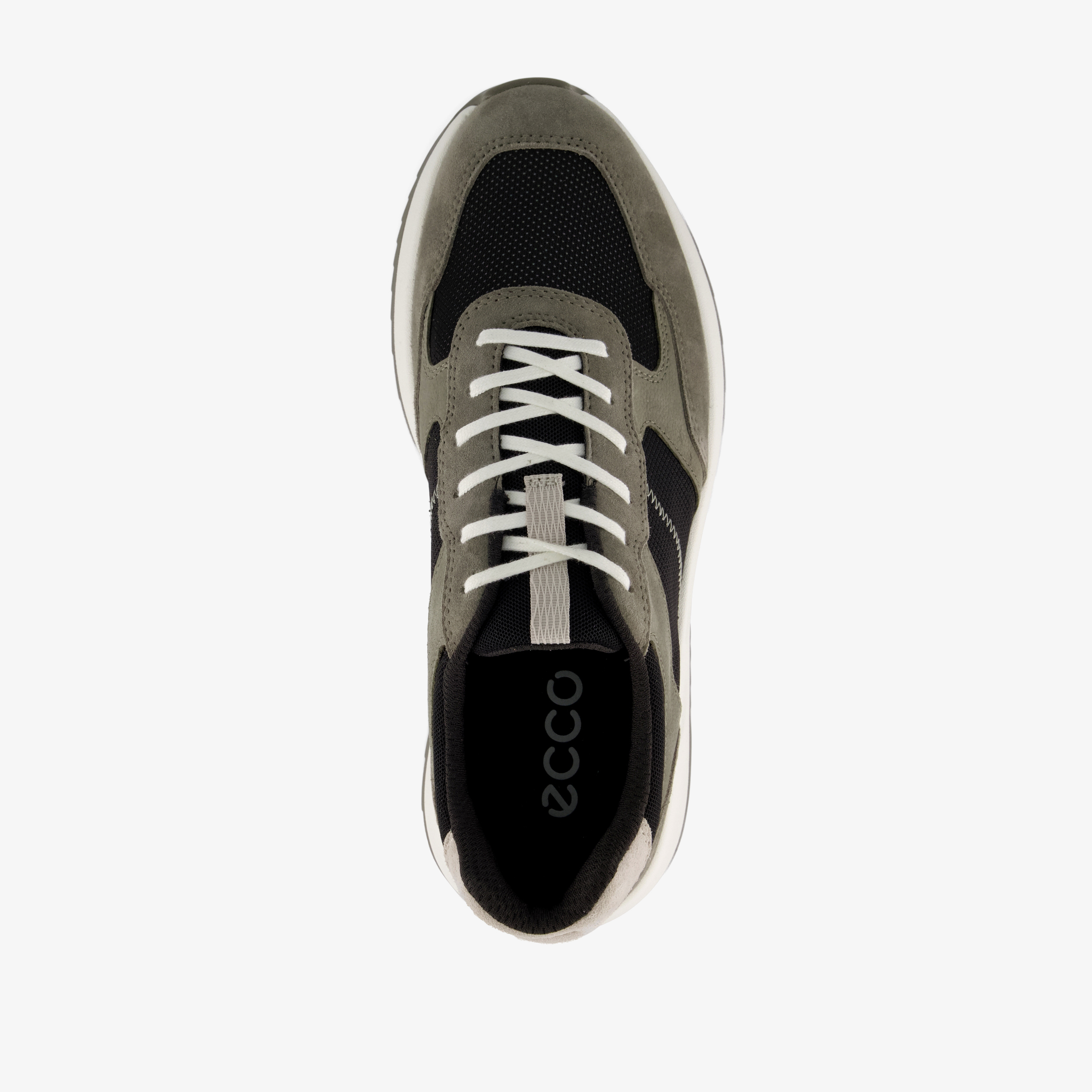 ECCO OTM  leren heren sneakers groen – foto 4