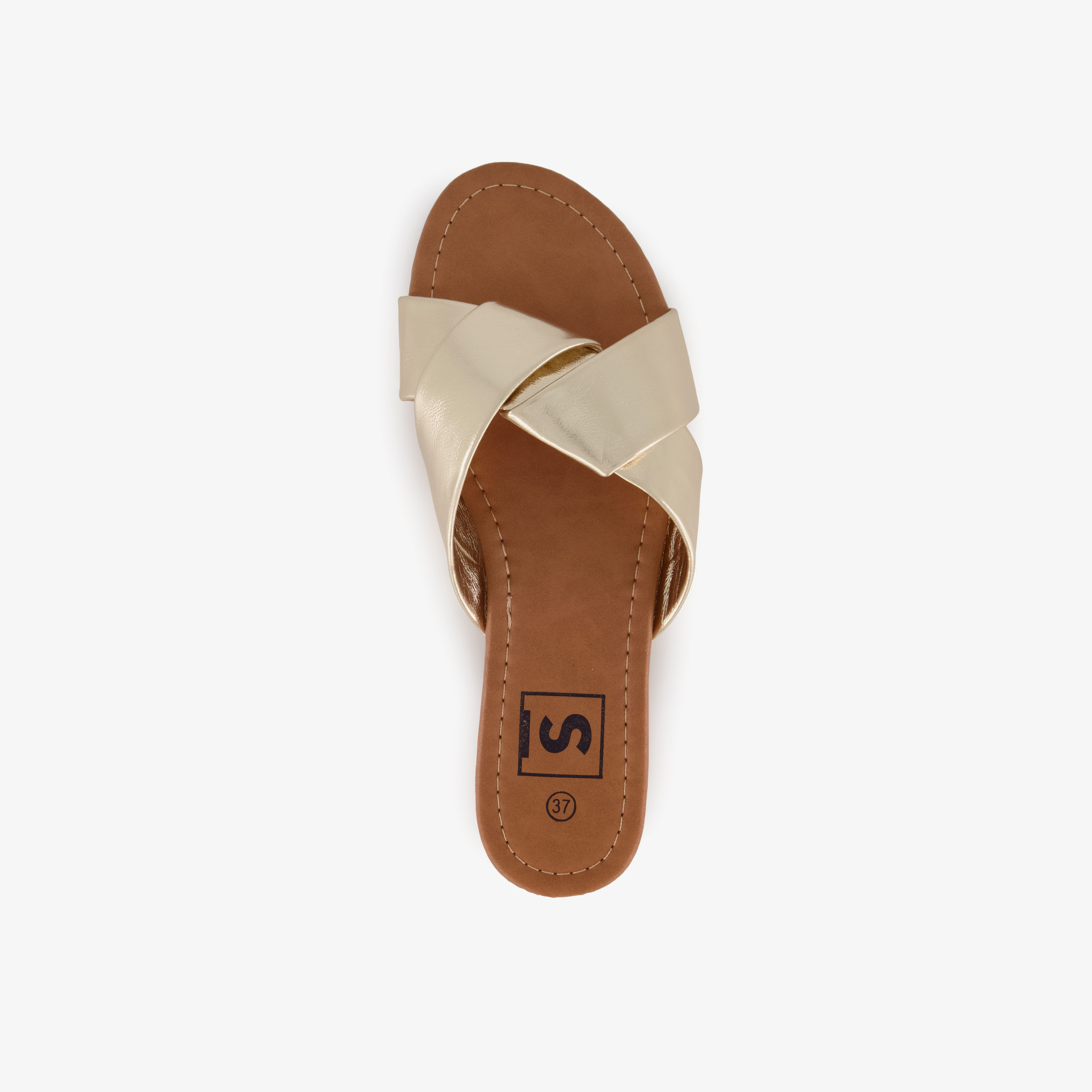 Dames slippers goud – foto 4